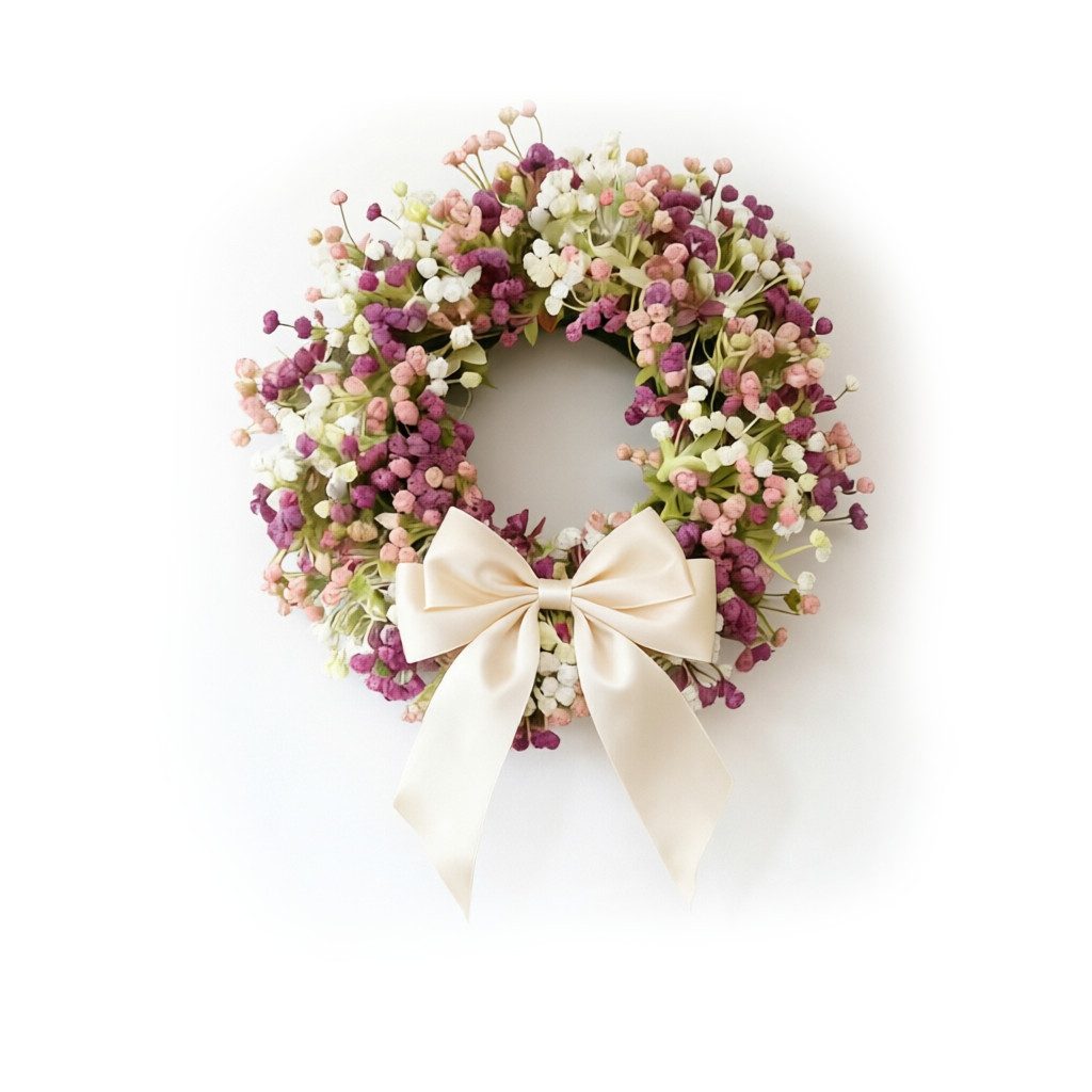 Agger Dekokranz Frühlings-Dekokranz, künstlicher Blumenkranz