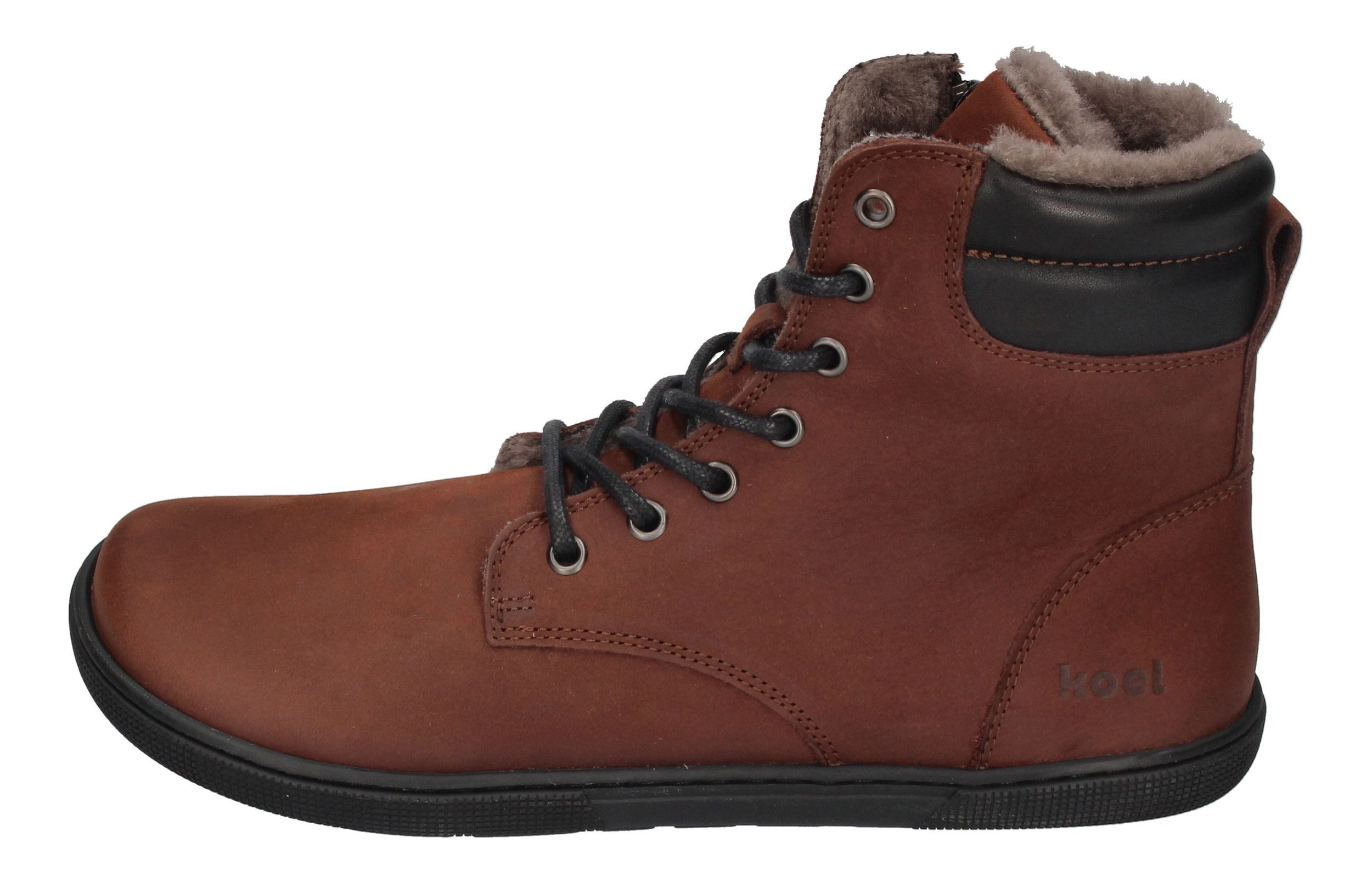KOEL FLORENCE LAMBWOOL Barfußschuh Chocolate