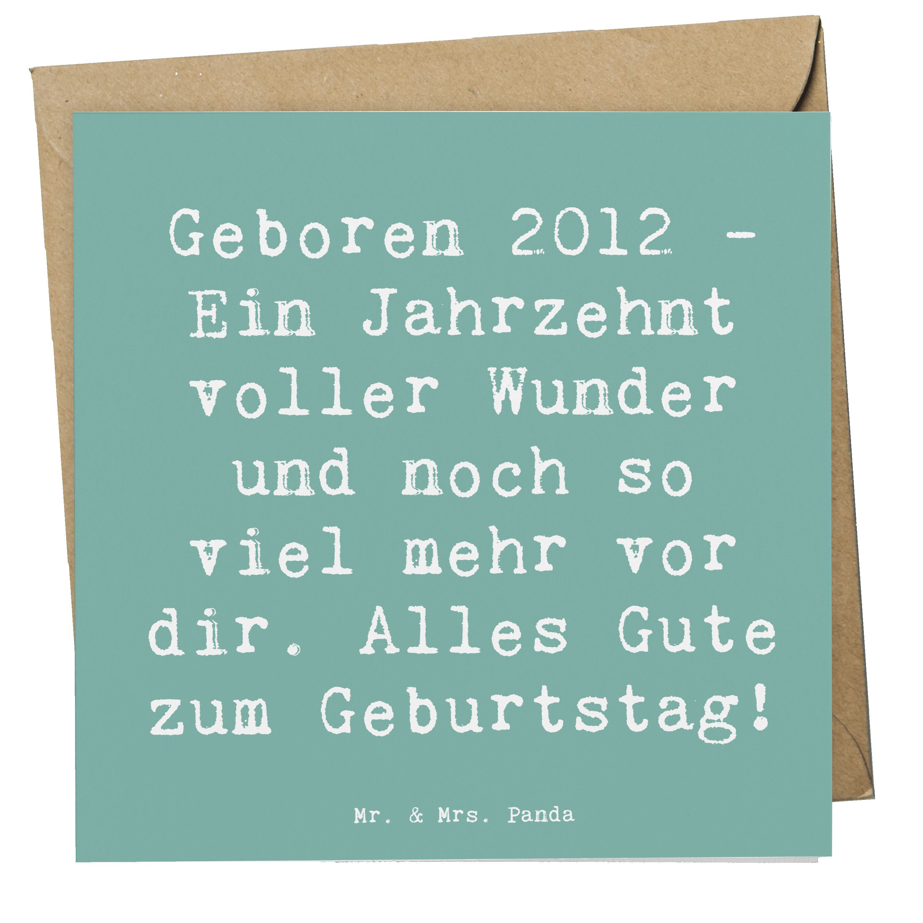 Grußkarte 2012 Geburtstag - Meeresbrise - Geschenk, Alles Gute zum Geburtstag