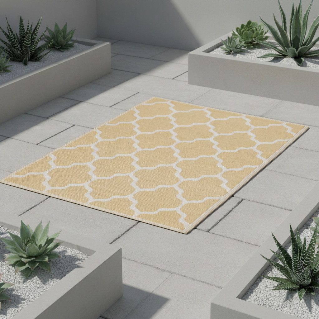 Jet-Line Outdoorteppich Garten Outdoor Kunststoffteppich Kate 120x180cm vo