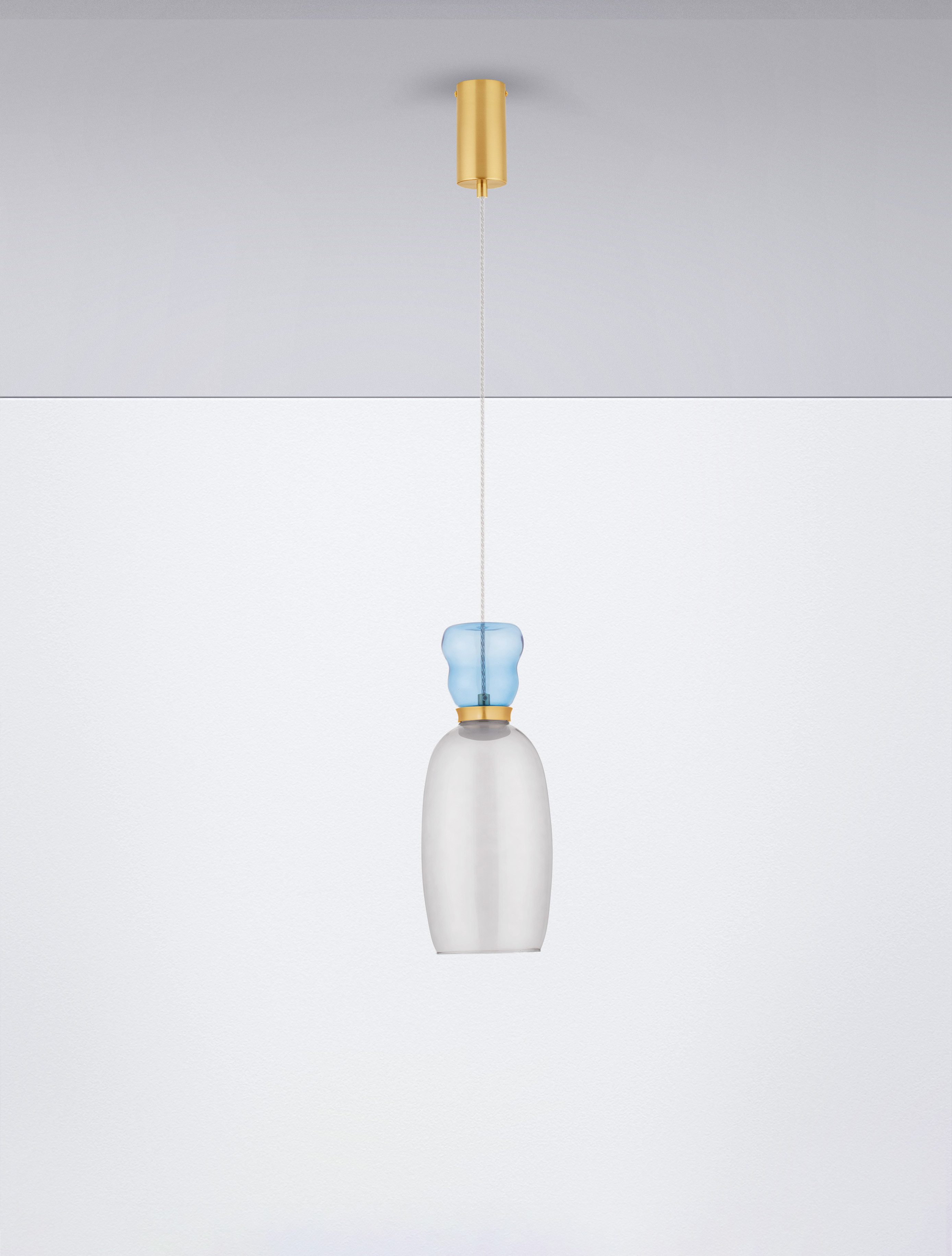 Nova Luce Pendelleuchte PLUMA, LED fest integriert, Warmweiß