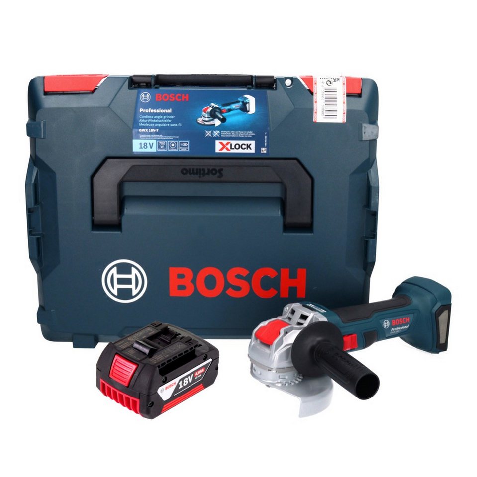 Thumbnail - Bosch Professional Winkelschleifer GWX 18V-7 Professional Akku Winkelschleifer 18 V 125 mm Brushless X-L