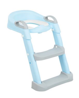 Kikkaboo Baby-Toilettensitz Toilettenaufsatz Lea, Leiter, 56 cm, Toilettensitz, Griffe, Stufen verstellbar