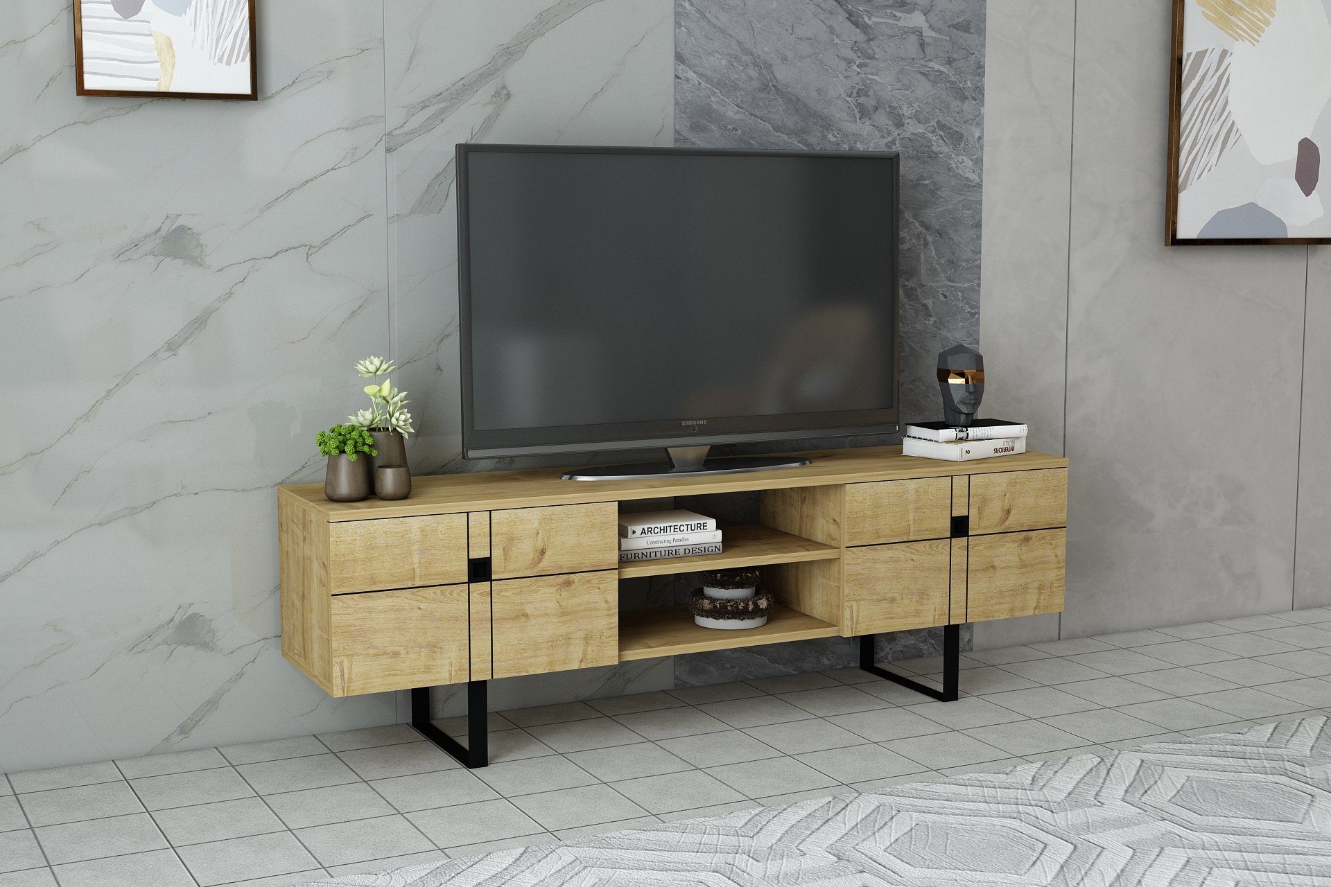 DEMA Home TV-Schrank Lowboard Zeus, Breite günstig online kaufen