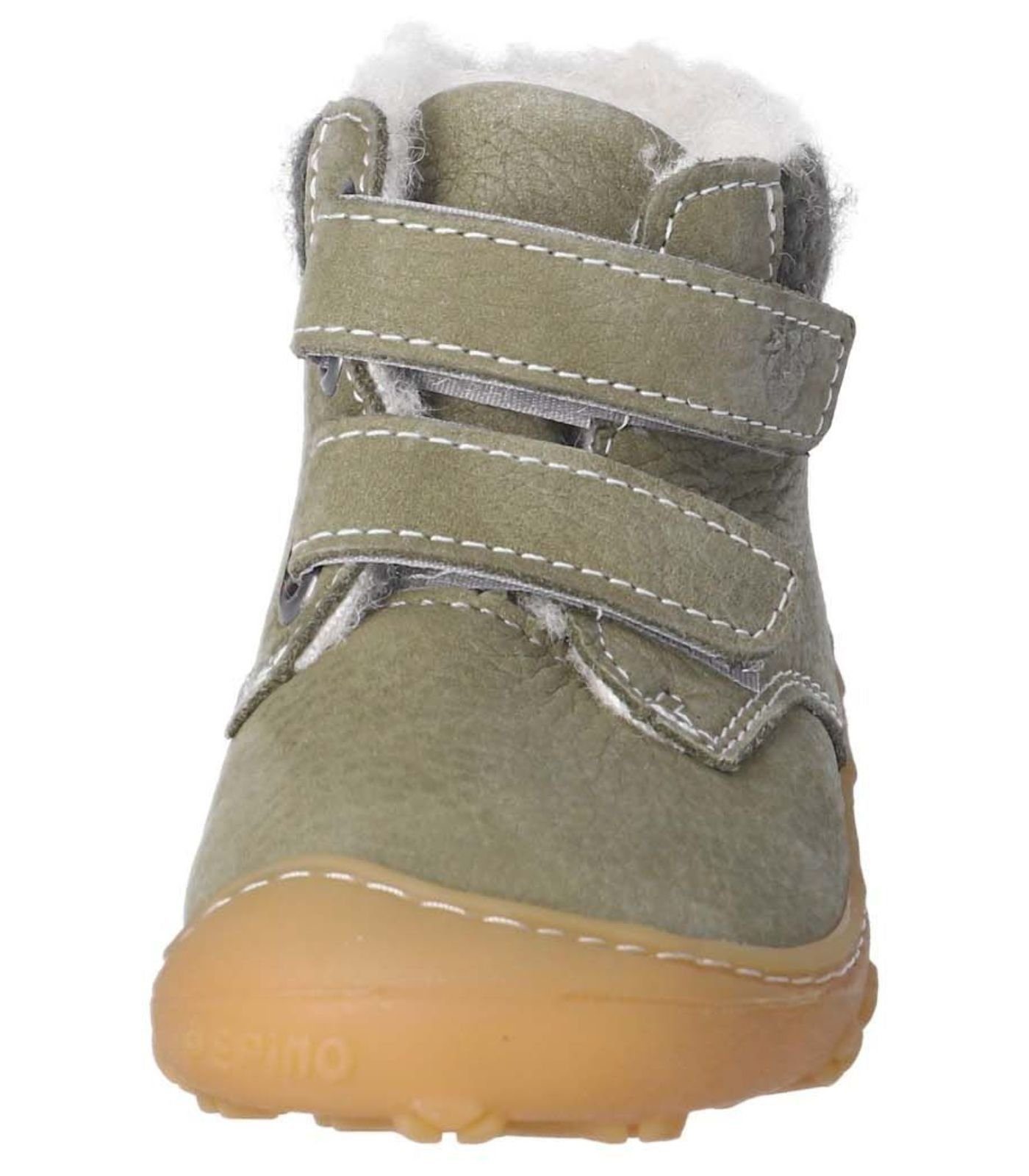 Halbschuhe Lauflernschuh Leder/Textil Pepino Olive