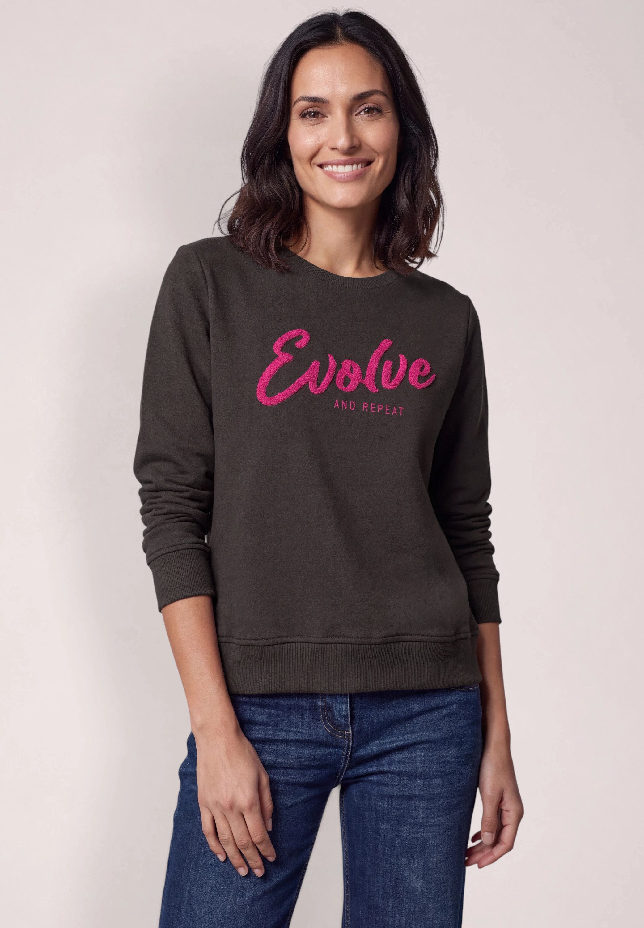 CECIL Sweatshirt aus reiner Baumwolle