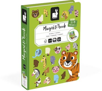 Janod Lernspielzeug Magnetbuch - Tiere
