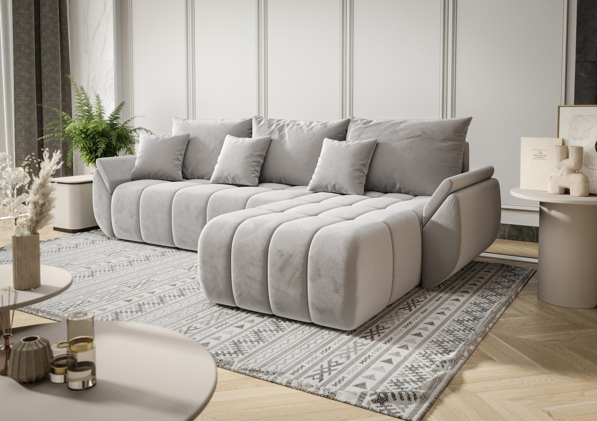 Fun Möbel Ecksofa Schlafsofa Sofa OSAKA günstig online kaufen