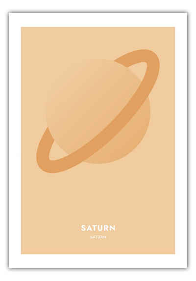 MOTIVISSO Poster Planeten - Saturn - Saturn