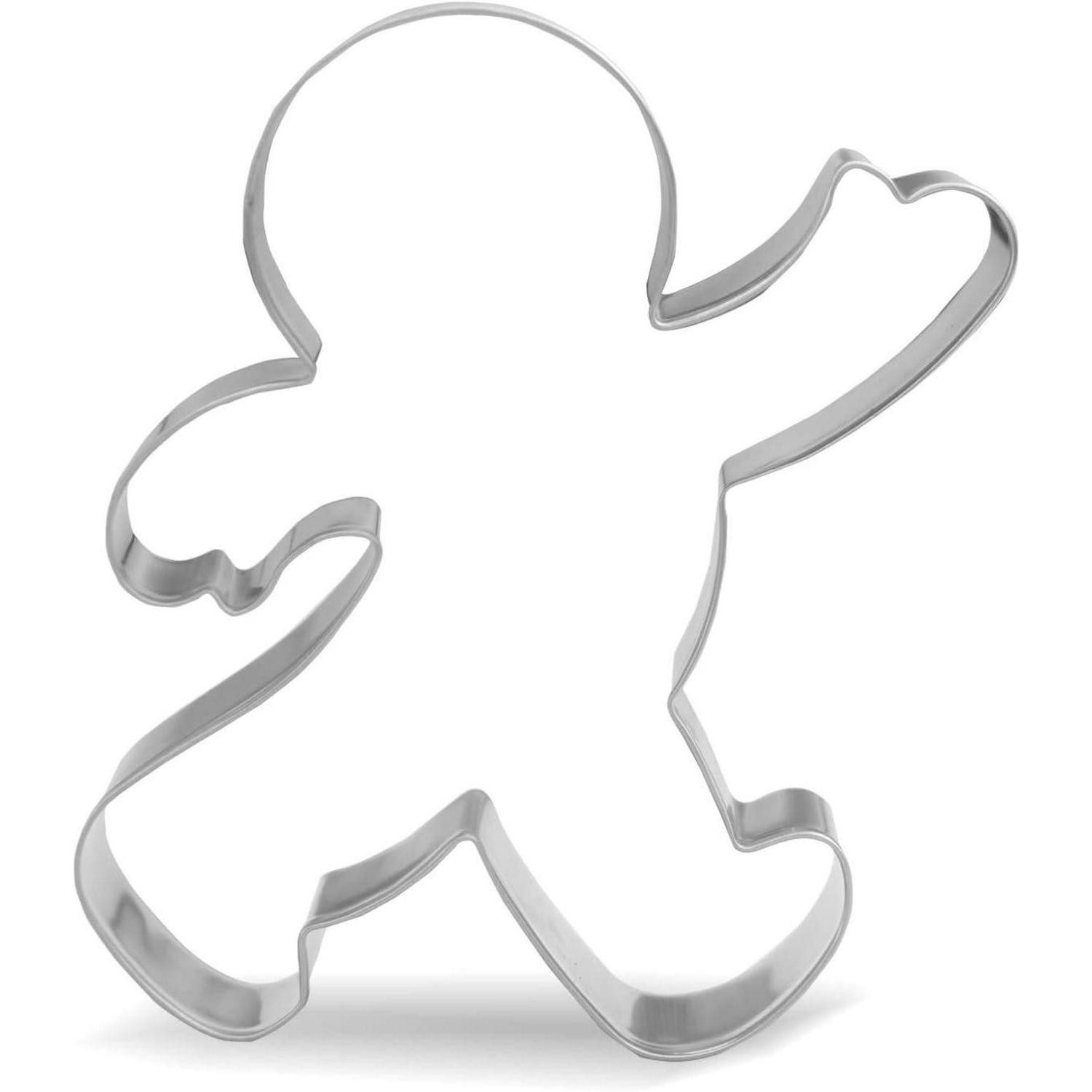 LuxusKollektion Ausstechform Ausstechform Lebkuchenmann Edelstahl 10,5 cm Weihnachtsbackform
