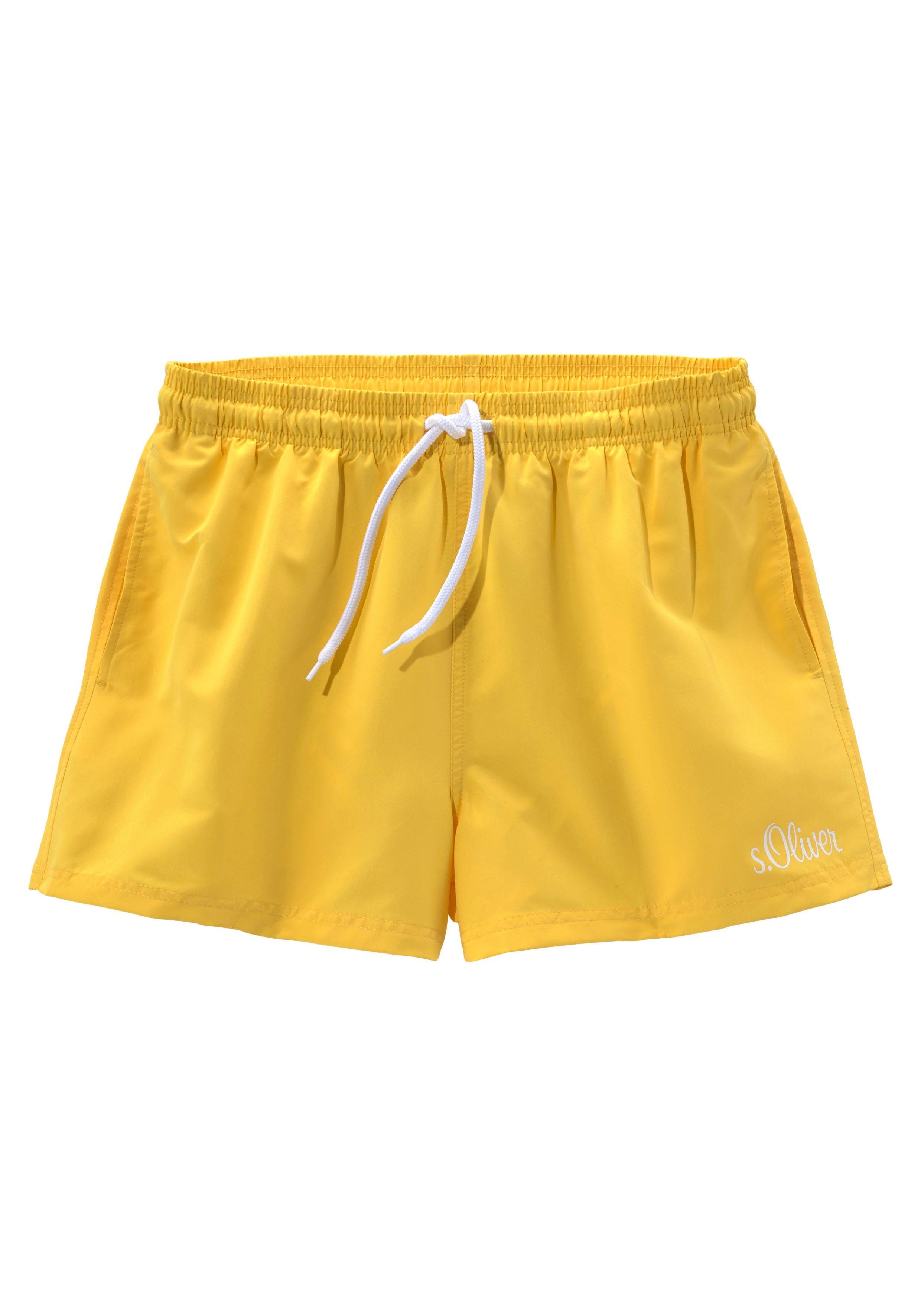 s.Oliver Badeshorts mit komplementärem Farbdesign günstig online kaufen
