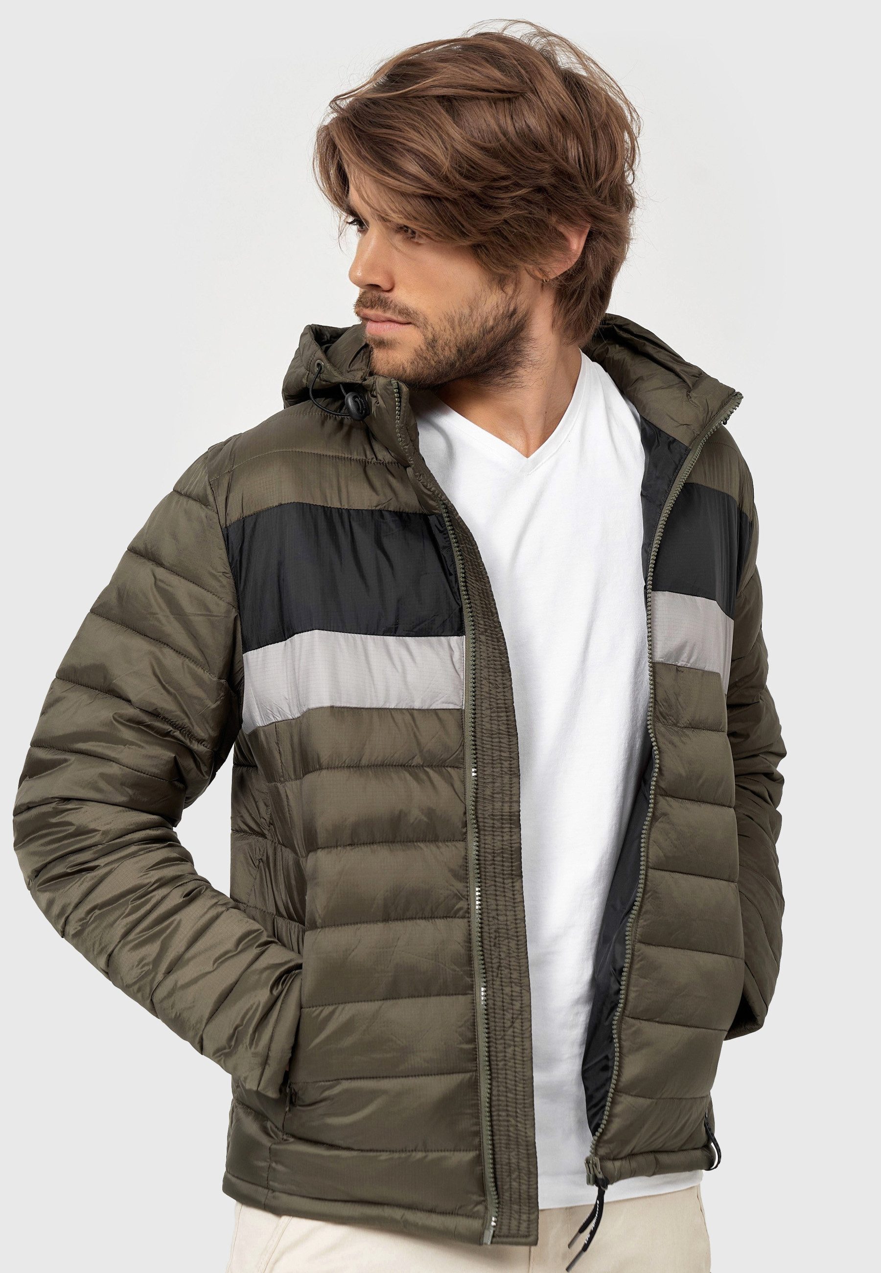 Indicode Sommerjacke Hampshire mit elastischen Bündchen günstig online kaufen