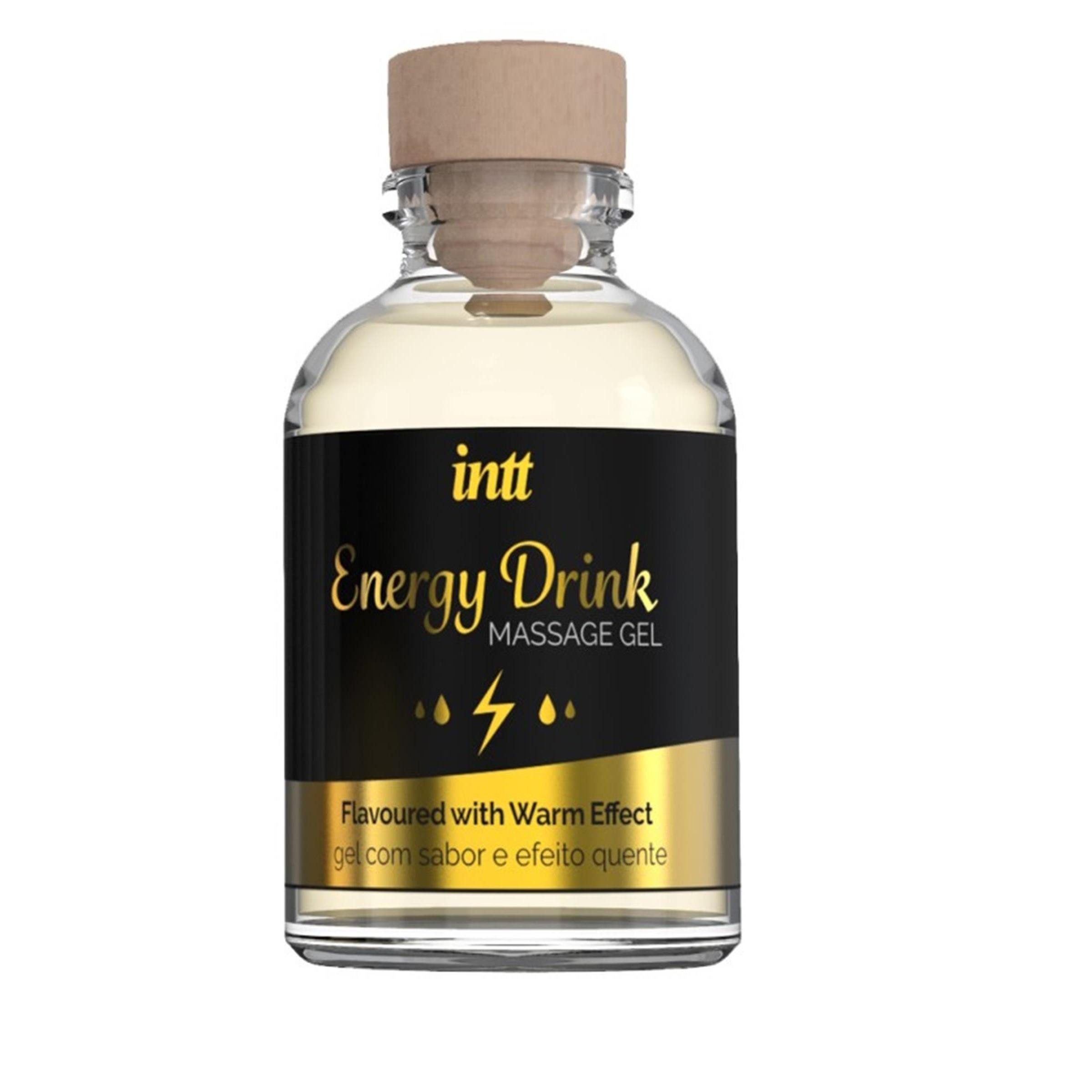INTT Gleit- und Massagegel 30 ml - intt Massage Gel Energy Drink 30ml