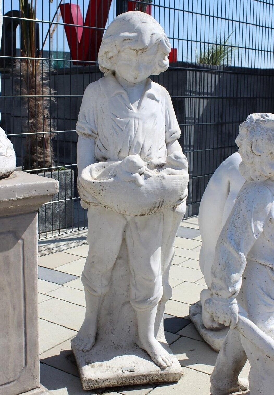 JVmoebel Gartenfigur, Figuren Figur Skulpturen Dekoration Junge Skulptur Statue Sofort Neu Designer