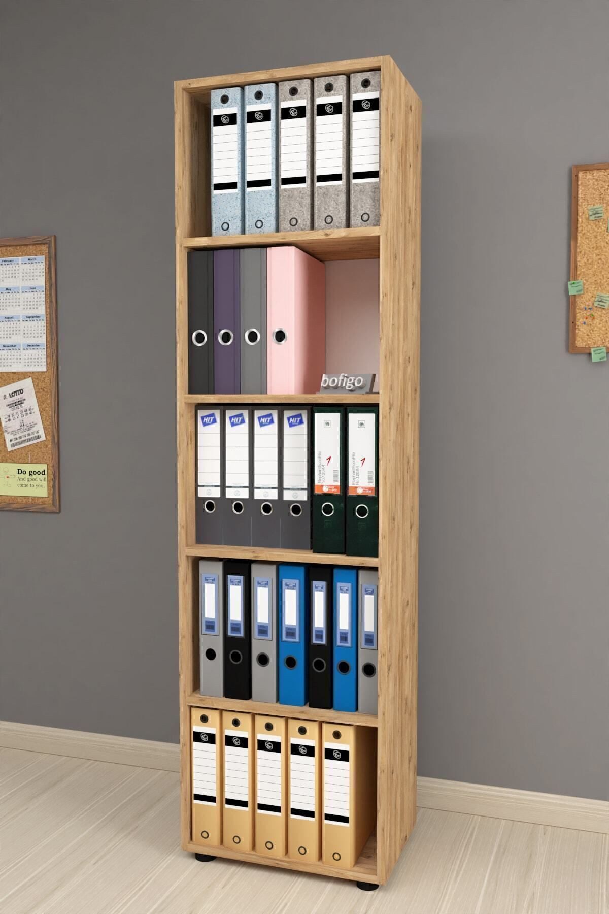 en.casa Standregal, 1-tlg., Offenes Regal mit 5 Böden 90729996