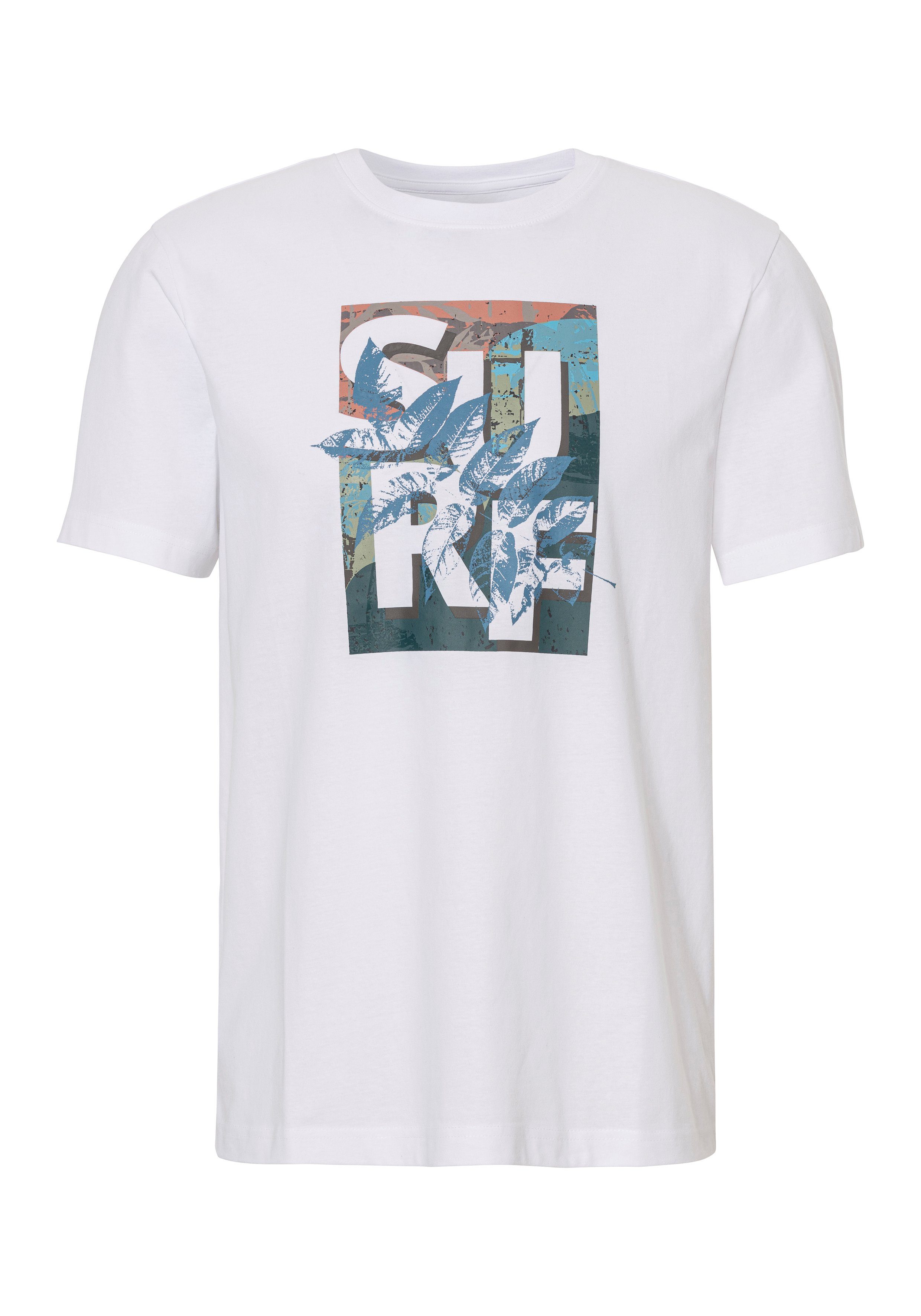 John Devin T-Shirt Rundhalsshirt mit Surf -Aufdruck aus reiner Baumwolle. € 12,99, (€ 12,99 pro 1 Stk).