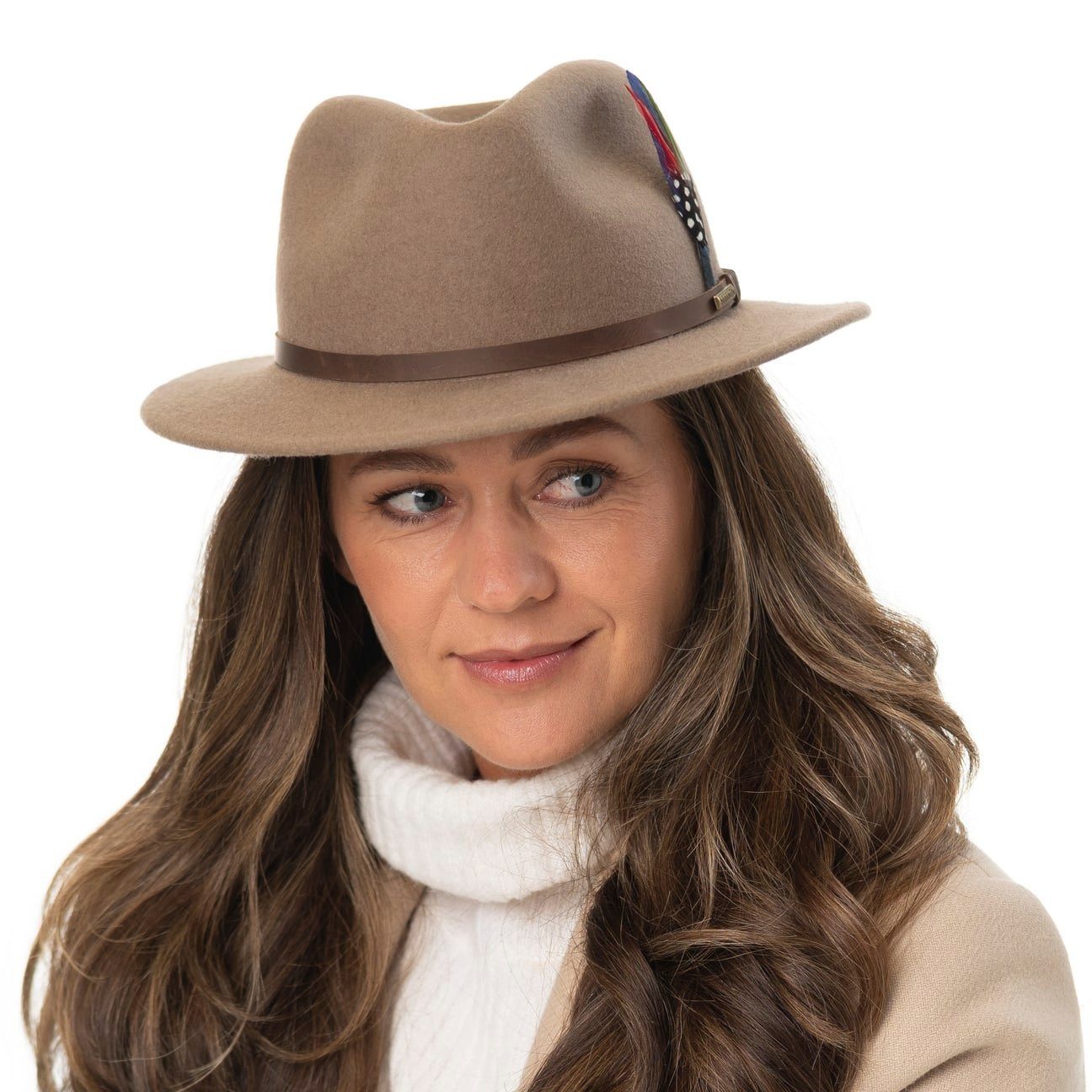 Stetson Filzhut (1-St) Wollfilzhut mit Lederband, Made in the EU