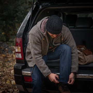 McRon Strickmütze Modell Samuel gefüttert mit Fleece, hoher Schurwollanteil