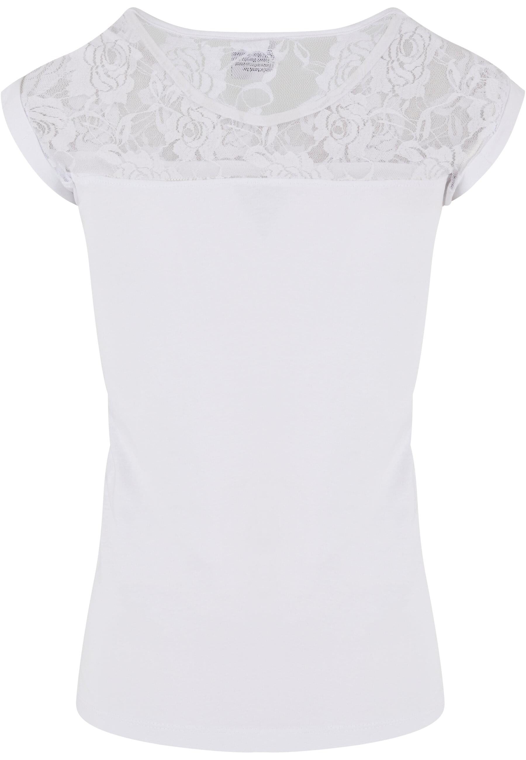 URBAN CLASSICS Kurzarmshirt Urban Classics Damen Ladies Top Laces Tee (1-tl günstig online kaufen