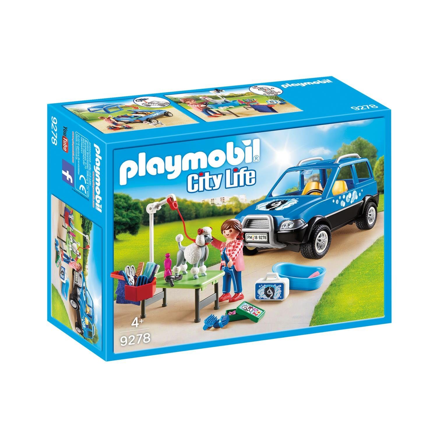 Playmobil® 9278 Mobiler Hundesalon Konstruktions-Spielset
