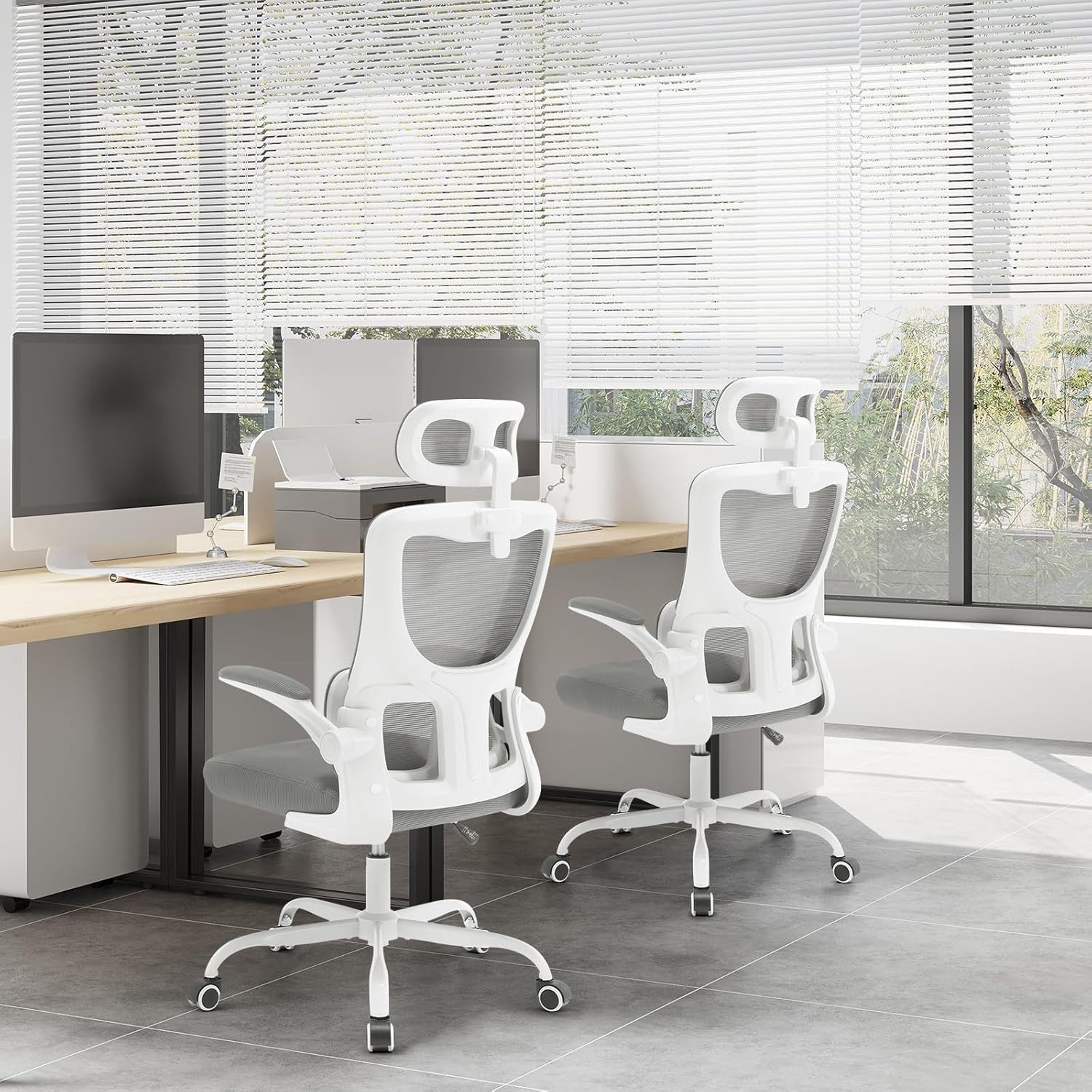 Woltu Bürostuhl (1 St), ergonomisch,Schaukelfunktion, Netzstoff, günstig online kaufen