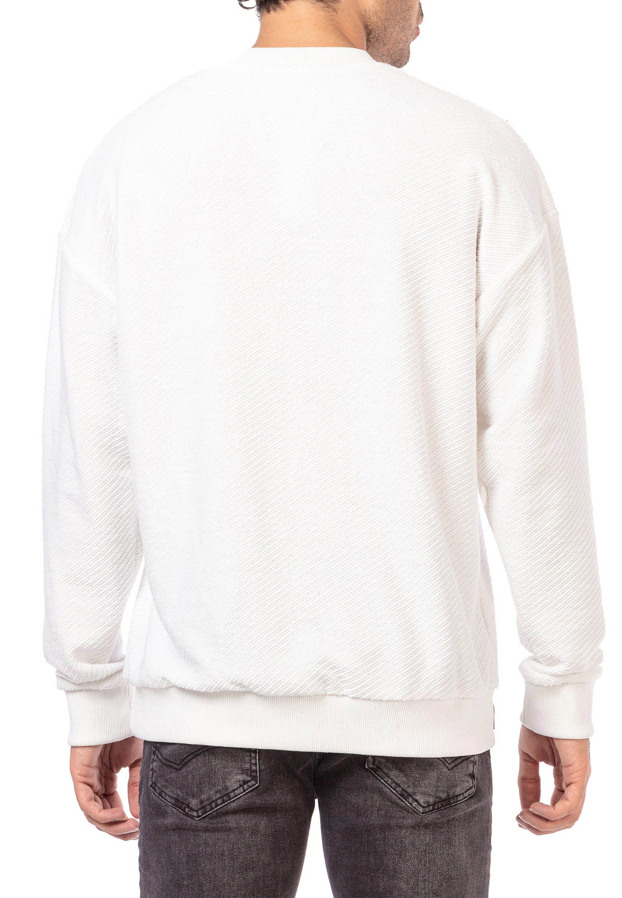 RedBridge Sweatshirt mit Strukturmuster - Lässiger Pullover für Freizeit und Streetwear