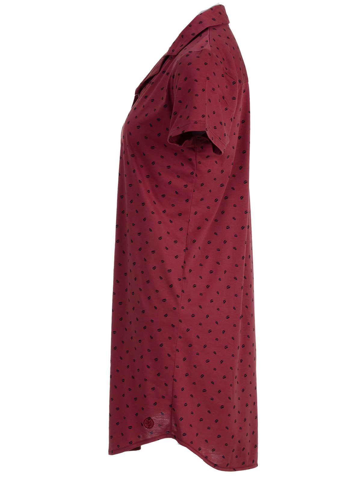 zeitlos Nachthemd Nachthemd Kurzarm - Kussmund günstig online kaufen