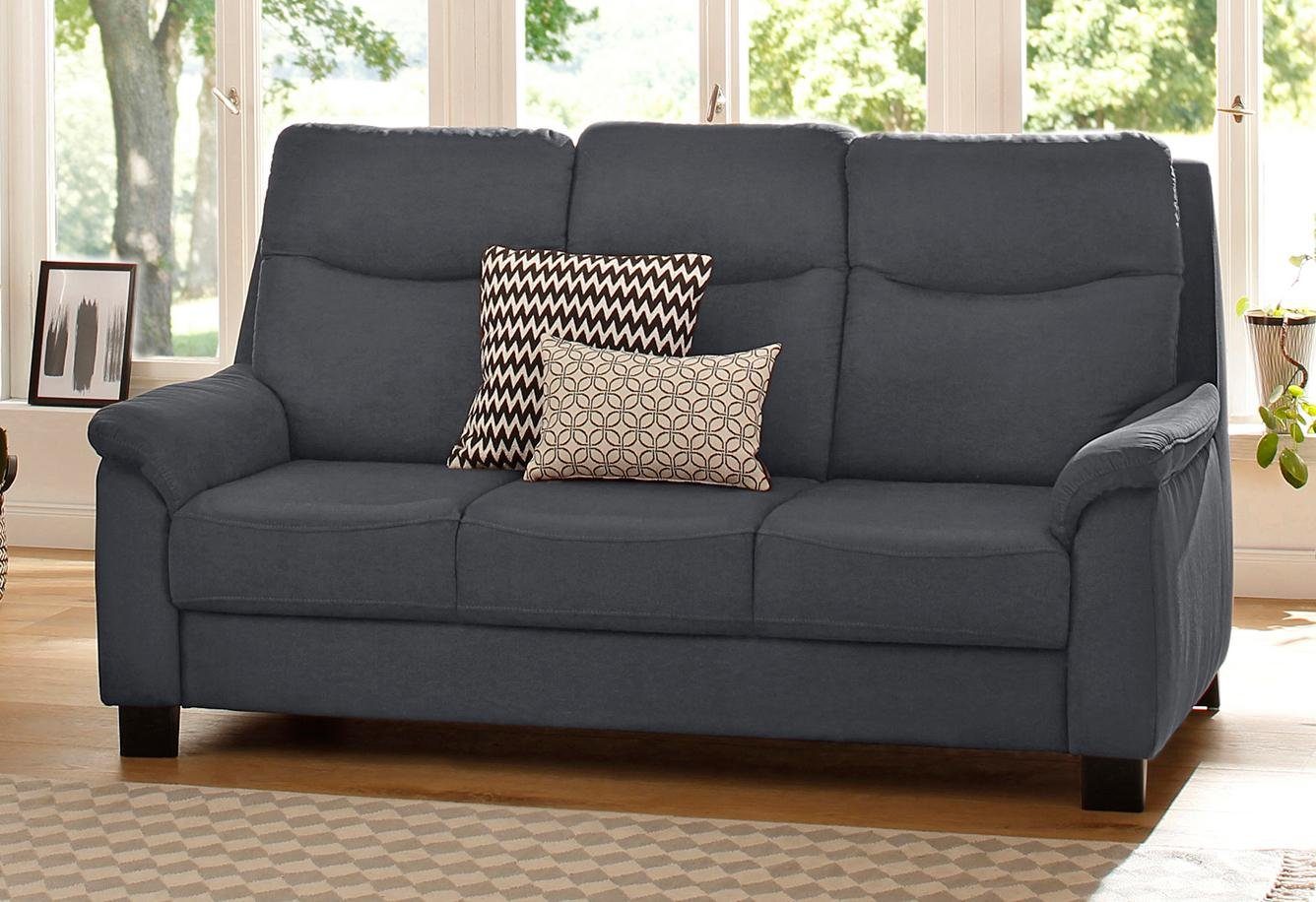 Home affaire 3-Sitzer Boccaccio, mit Federkern, incl. Kopfteilverstellung