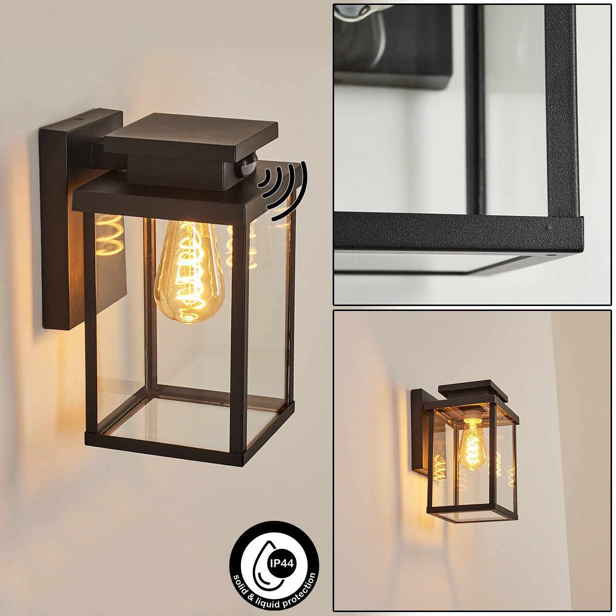 hofstein Außen-Wandleuchte »Poggio« moderne Wandlampe mit günstig online kaufen