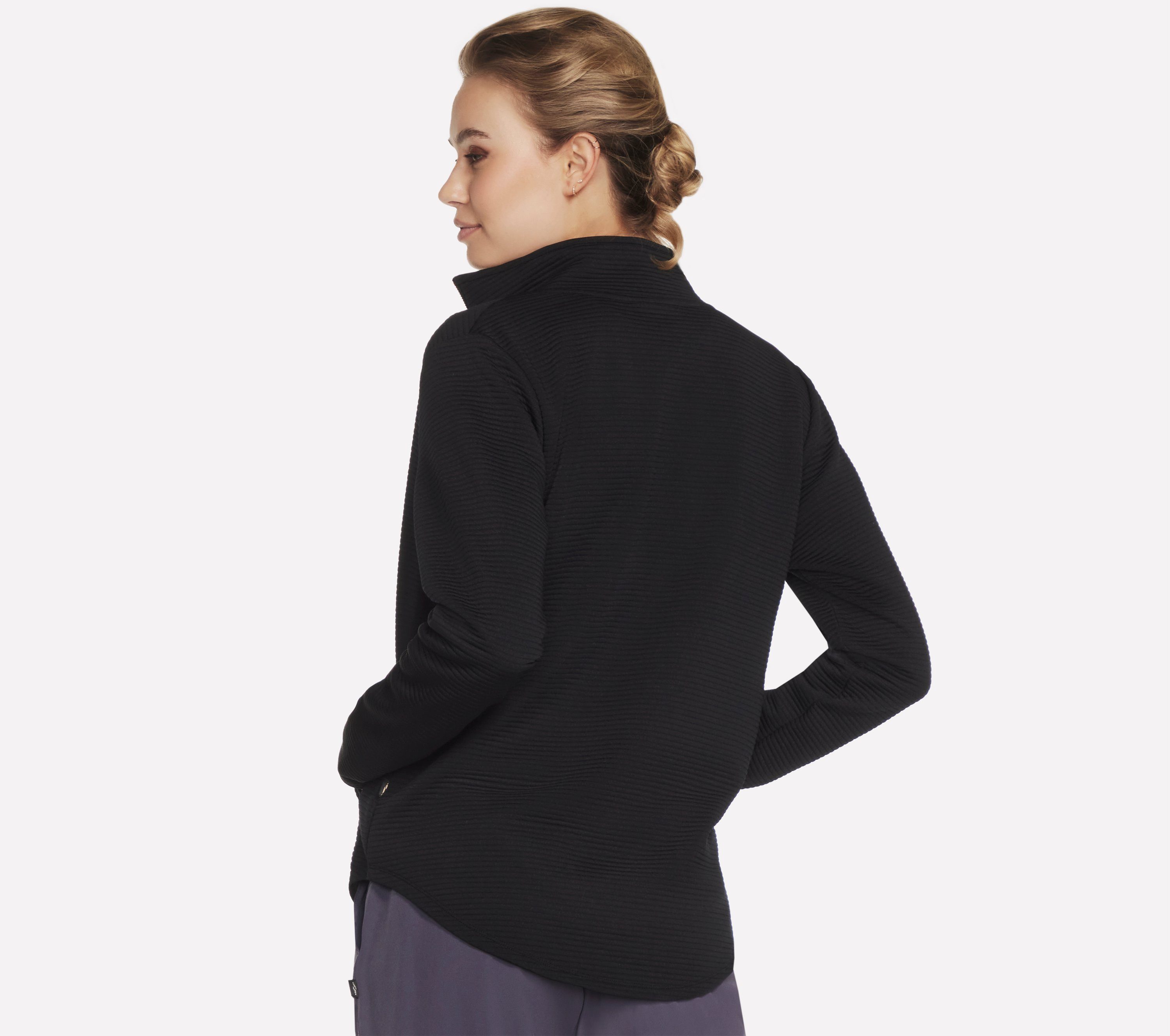 Skechers Trainingsjacke Women's Jacket mit Reißverschluss, aus elastischem Jersey-Material