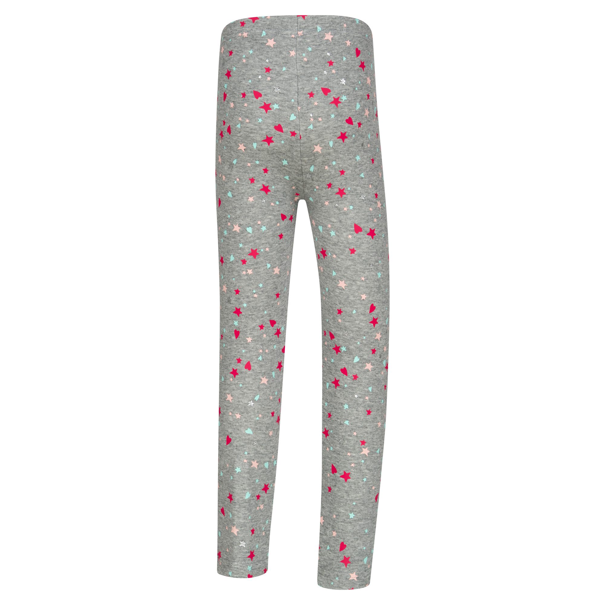 happy girls Sweatleggings im tollen Sternen-Herzen-Alloverprint