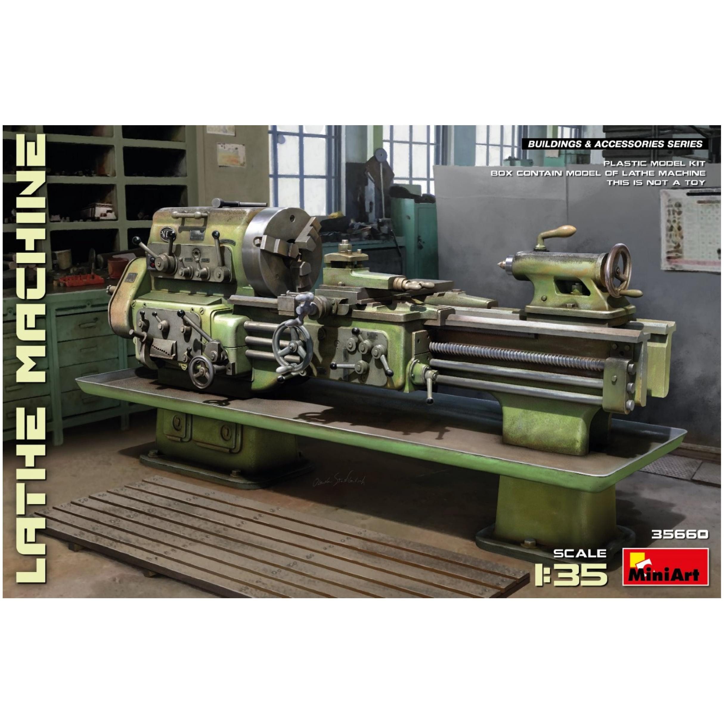 Modellbausatz Lathe Machine / 1:35