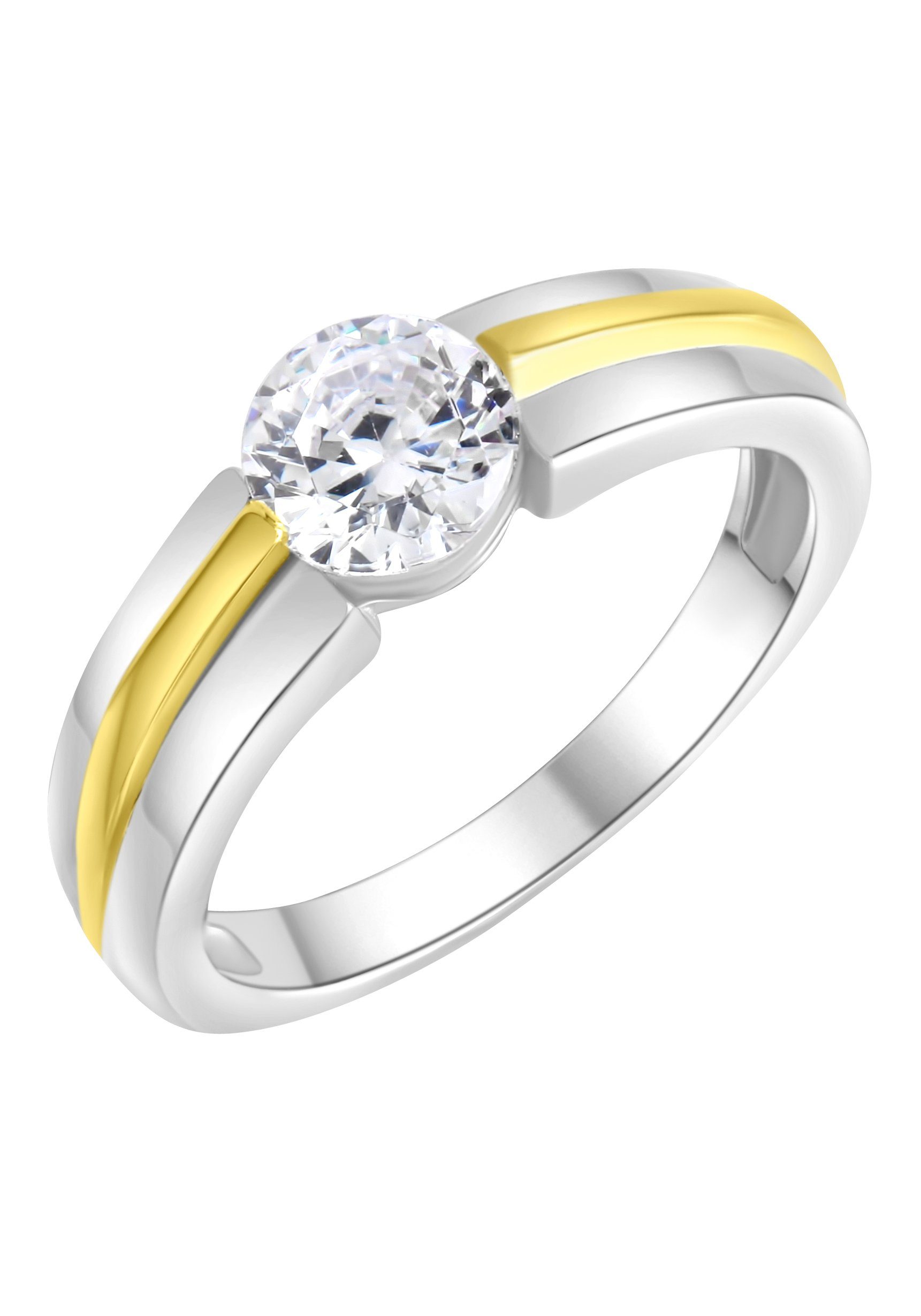 Fingerring Schmuck Geschenk Silber 925 Damenring Verlobungsring Solitär