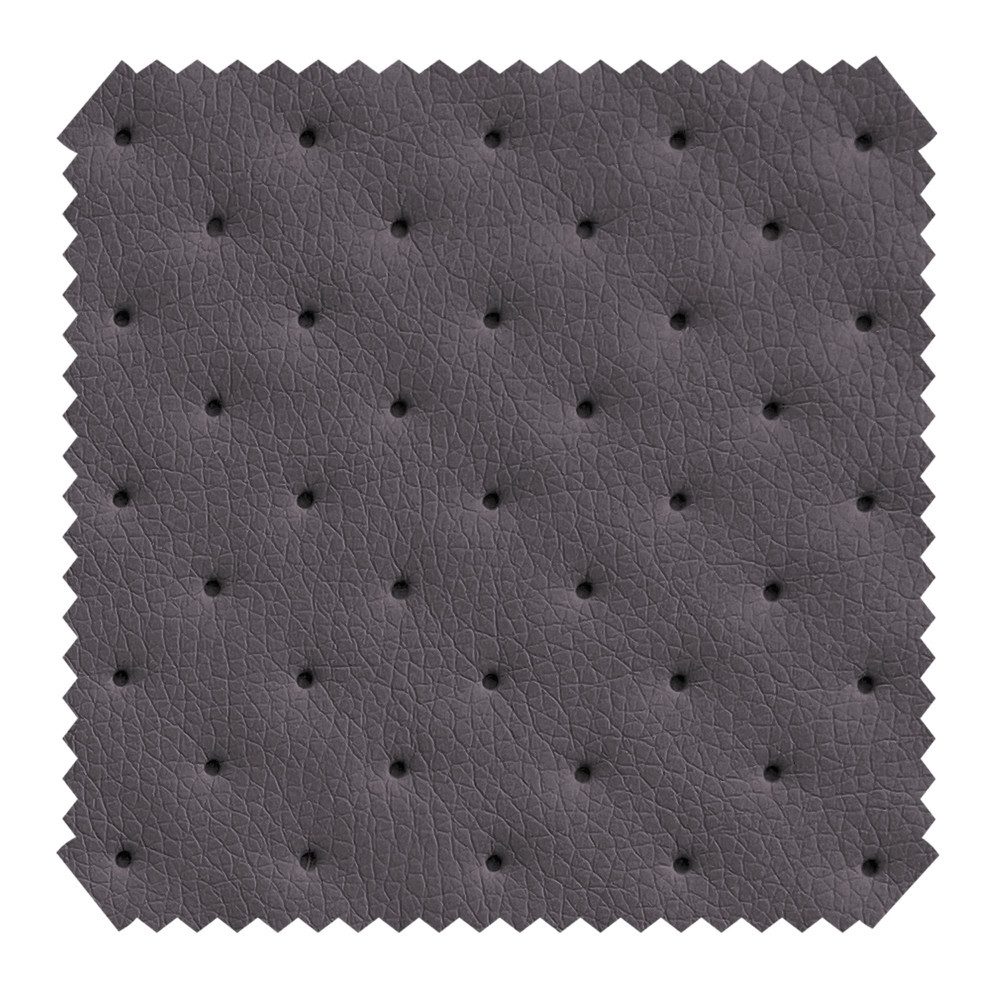 novely® Stoff SOLTAU Kunstleder - 3-lagig gesteppter Volumen-Polsterstoff mit Punkte, Robust, Voluminös, Pflegeleicht, Meterware, 1lfm