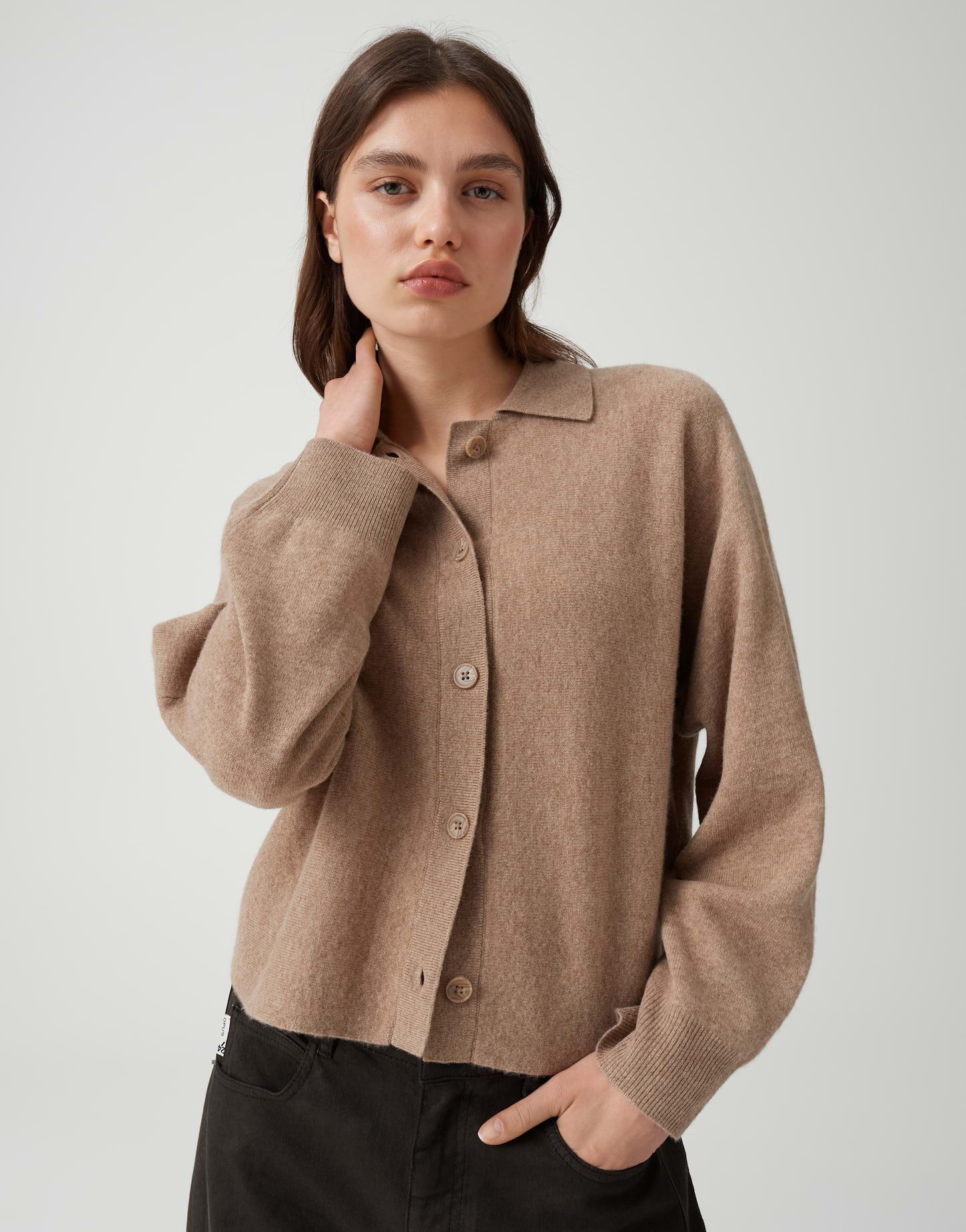 OPUS Cardigan Dulena aus weichem Strick Lockere Passform für stilvolle und bequeme Alltagslooks