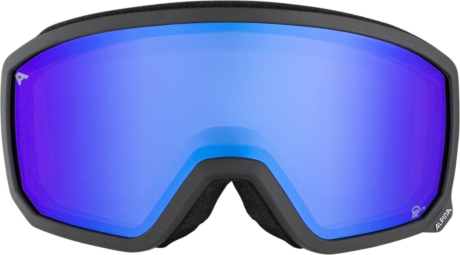 Alpina Sports Skibrille SCARABEO matt S Q-LITE black-dirtblue