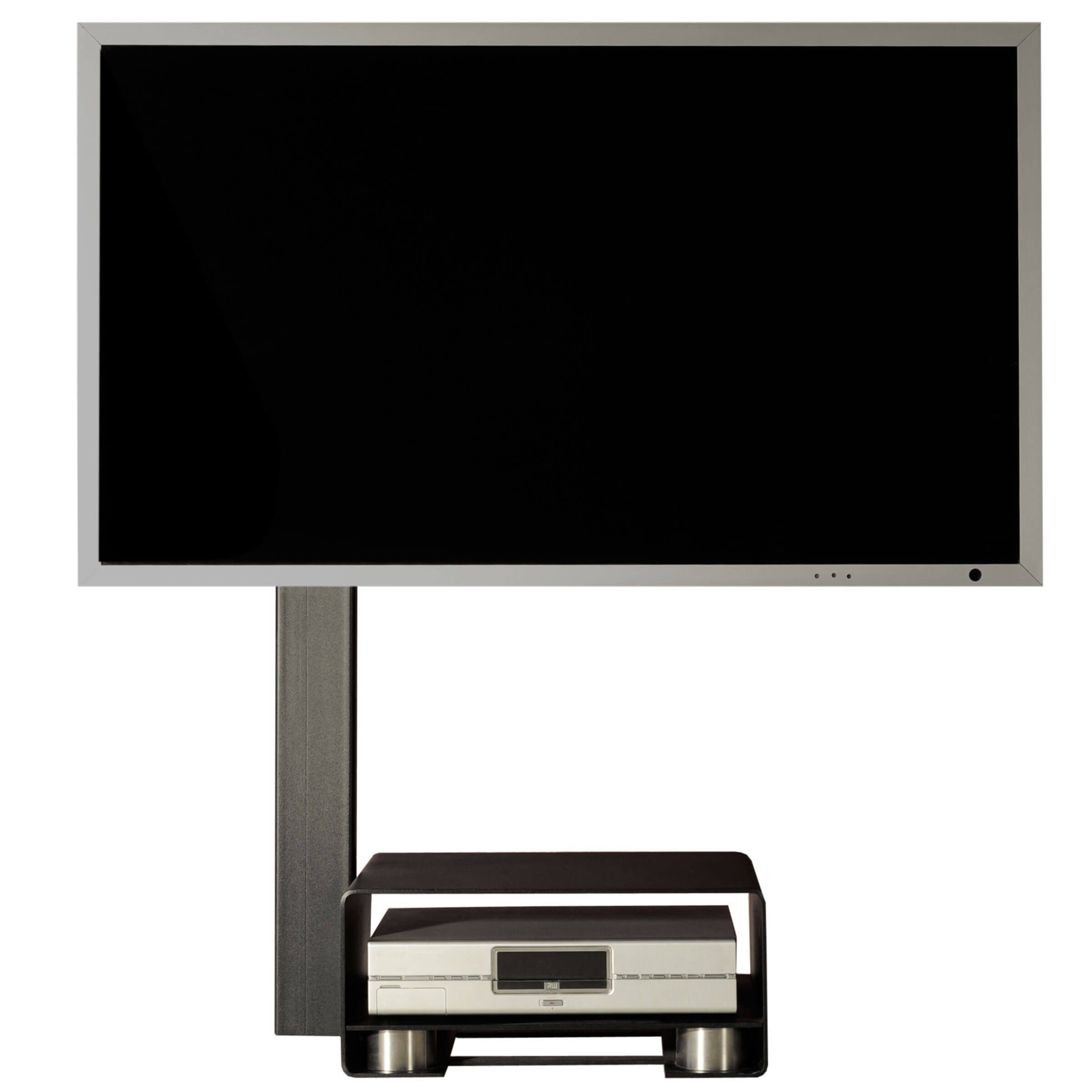 wissmann raumobjekte TV-Ständer Robuster TV-Standfuß, (bis 65,00 Zoll, elegante Fernseher Erhöhung, Stahl pulverbeschichtet, Made in Germany)