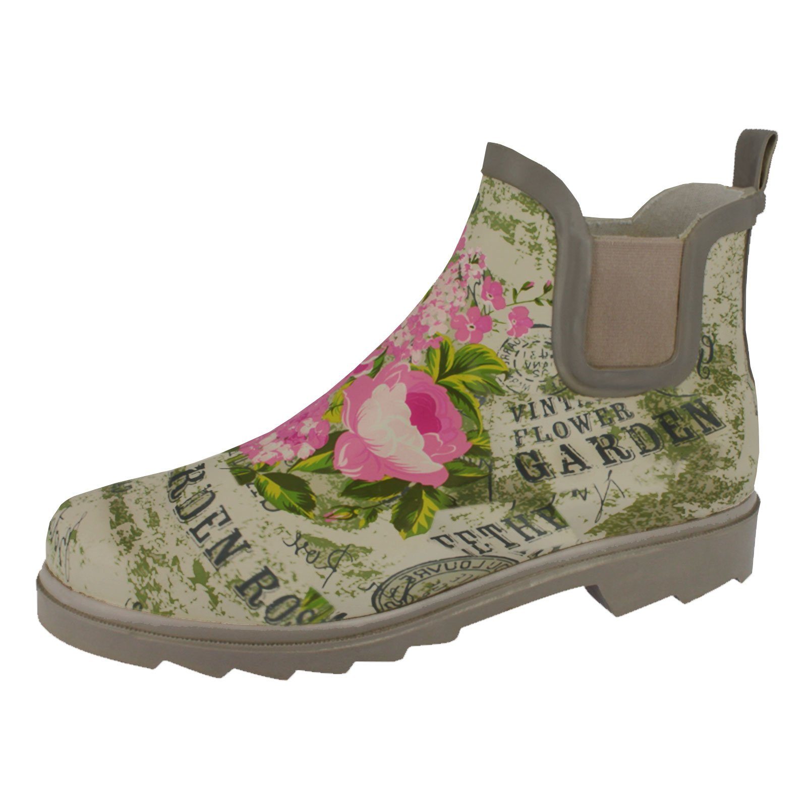 Beck Kurzschaft Gummistiefelette mit verschiedenen Prints günstig online kaufen