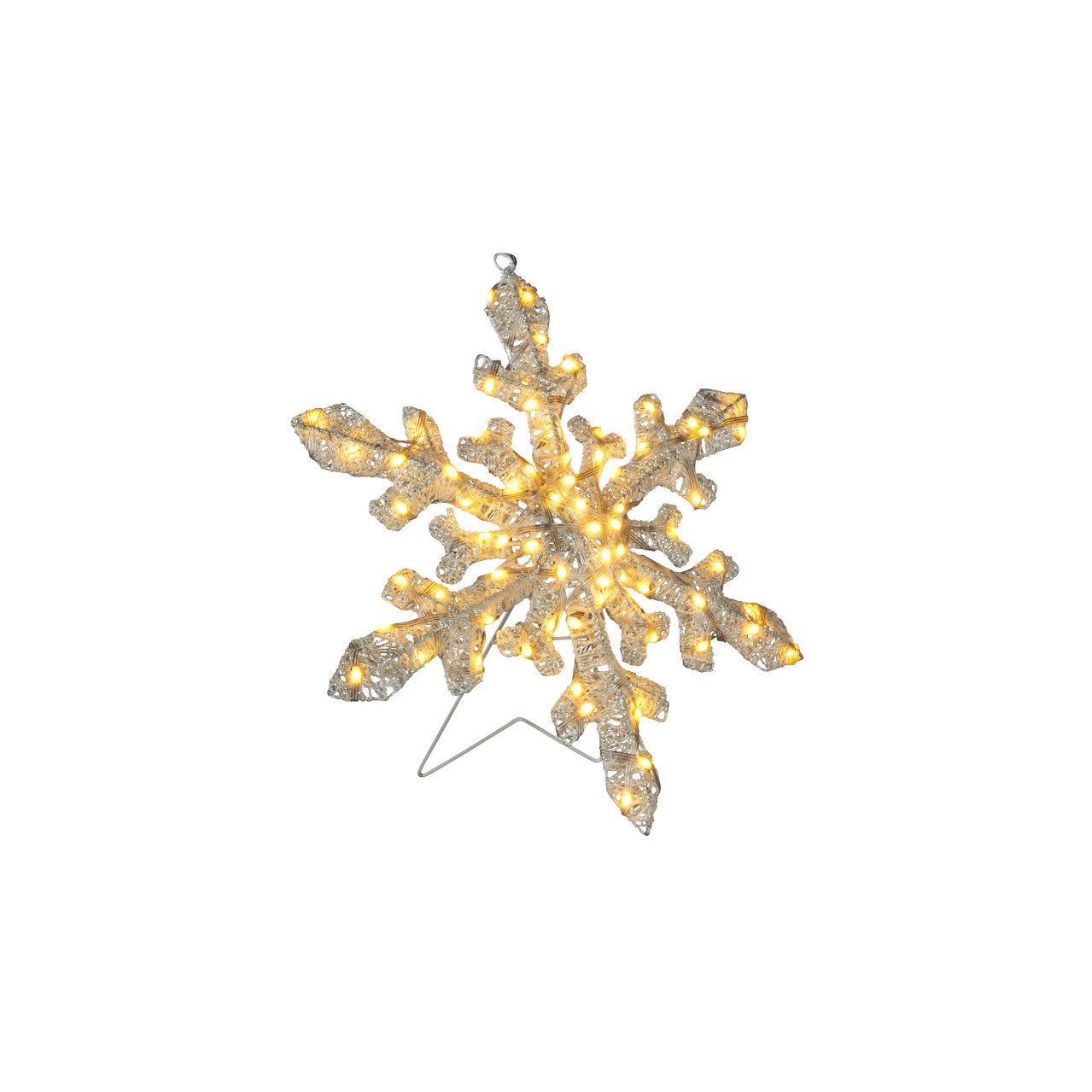 KONSTSMIDE Dekofigur Konstsmide LED Weihnachtsdeko Schneeflocke 40 cm