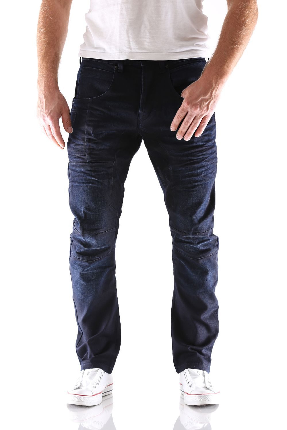 Slim-fit-Jeans Jack & Jones Tim Osaka AKM600 Slim Fit Herren Jeans Hose