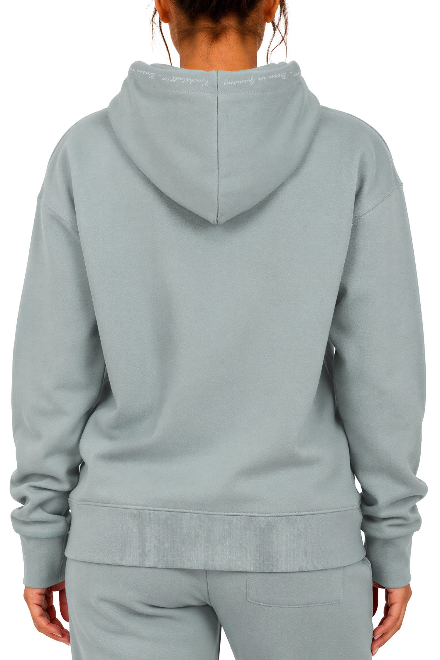 Reichstadt Kapuzenpullover Damen Relaxed Fit Hoodie Marken-Stick 23RSW038 600 g/m² Schwergewicht – gestickt statt gedruckt – Bild 2 von 5