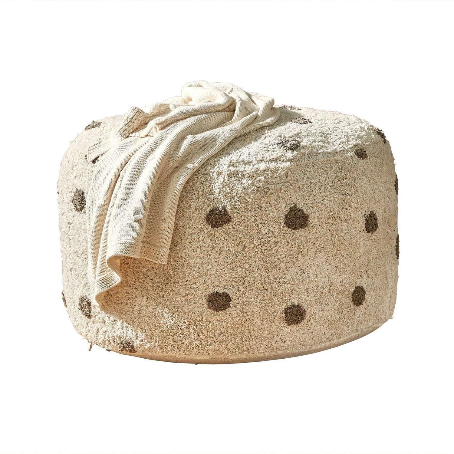 Mirabeau Hocker Pouf Thivalie creme/braun