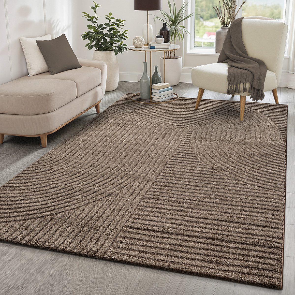 the carpet Teppich Everest, rechteckig, Höhe: 14 mm, moderner Wohnzimmer Teppich hohe Flordichte