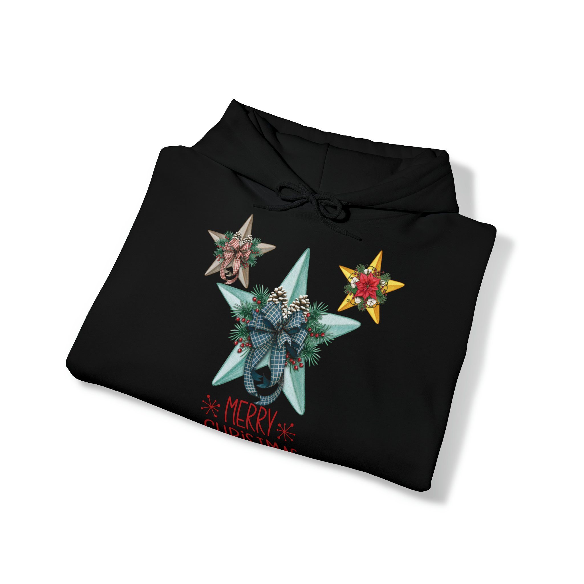 Quality Elegance Weihnachtssweatshirt Christmas Stars Christmas Hoodie, weihnachtspullover damen herren