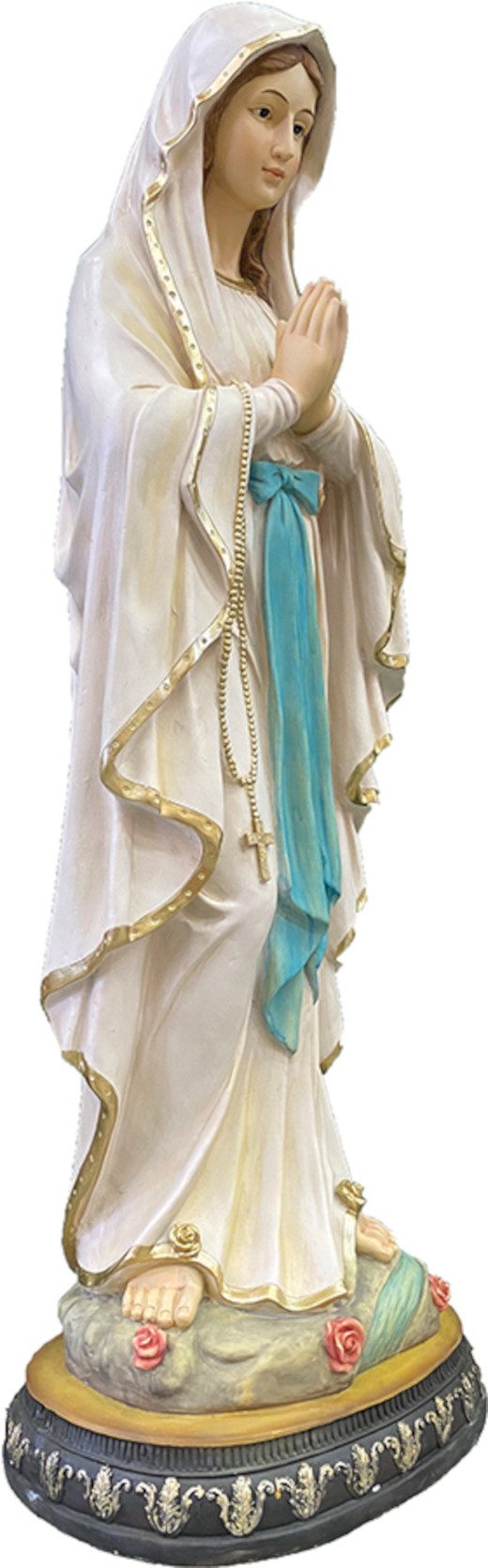 FADEDA Krippenfigur FADEDA Madonna Lourdes in Holzoptik, Höhe in cm: 120