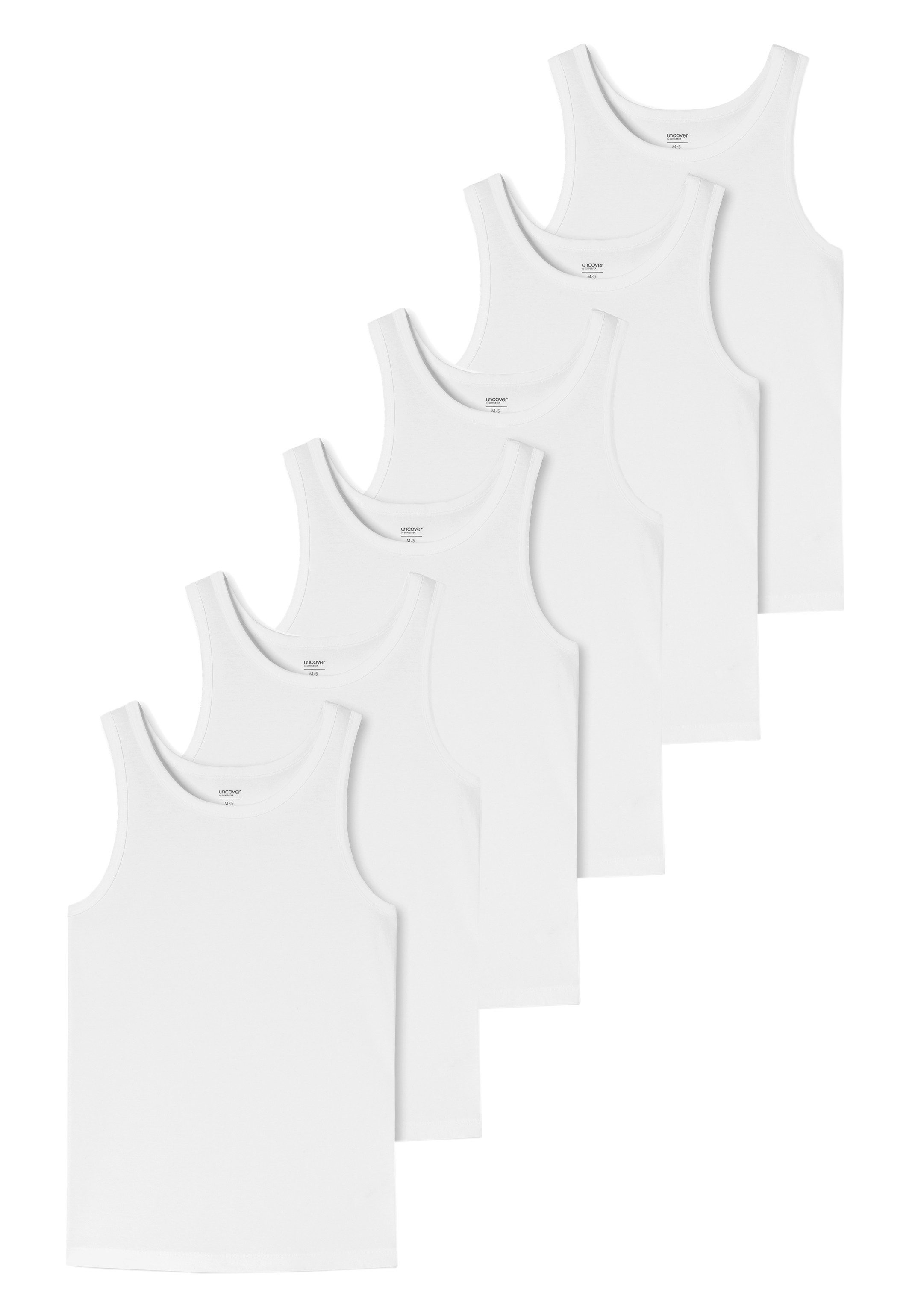 uncover by SCHIESSER Unterhemd 6er Pack Basic (Spar-Set, 6-St) Unterhemd / günstig online kaufen