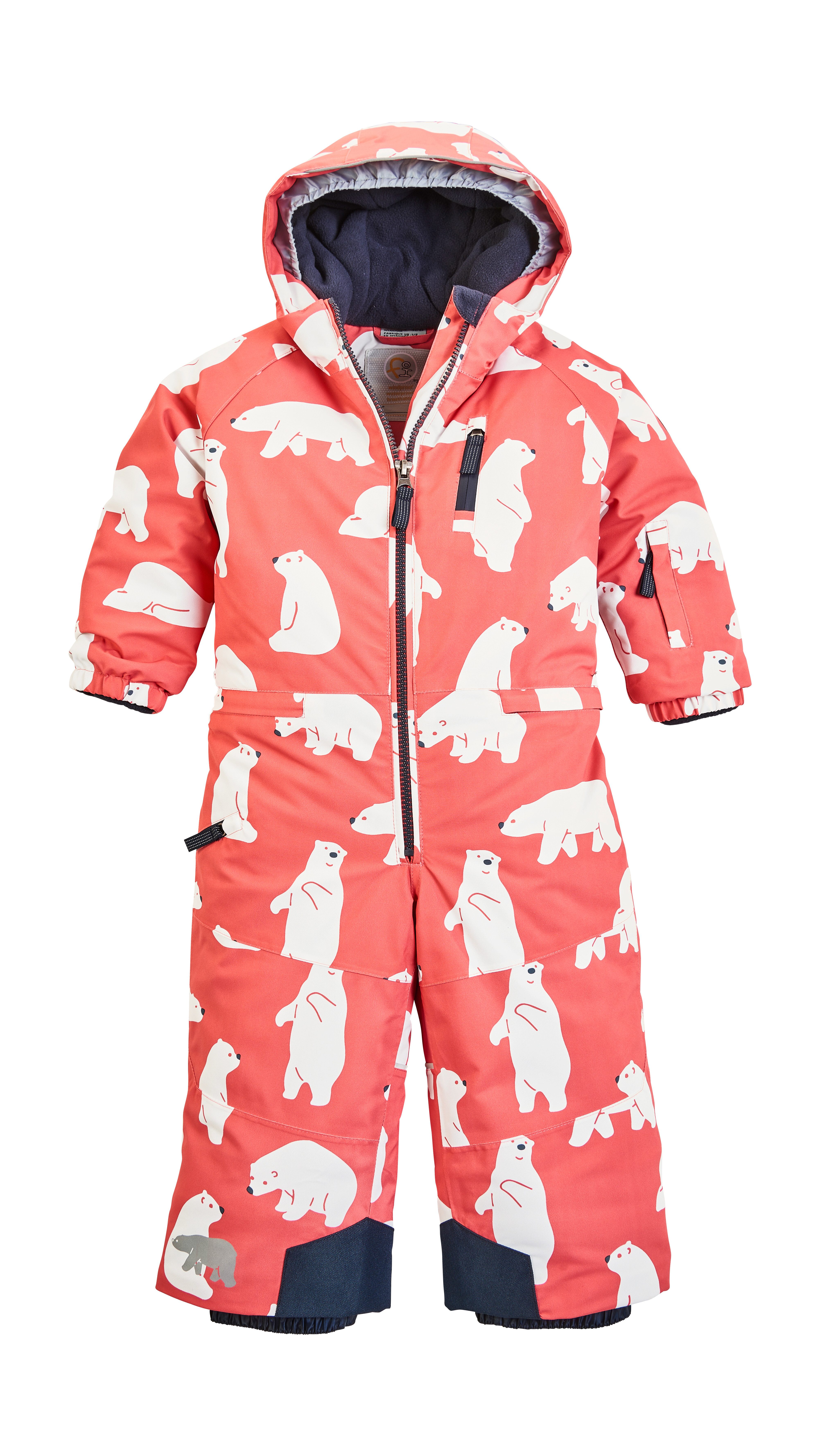 first instinct by killtec Skianzug FISW 33 MNS ONPC, Wasserdichter Kinder Skioverall mit Grow-Up-Funktion