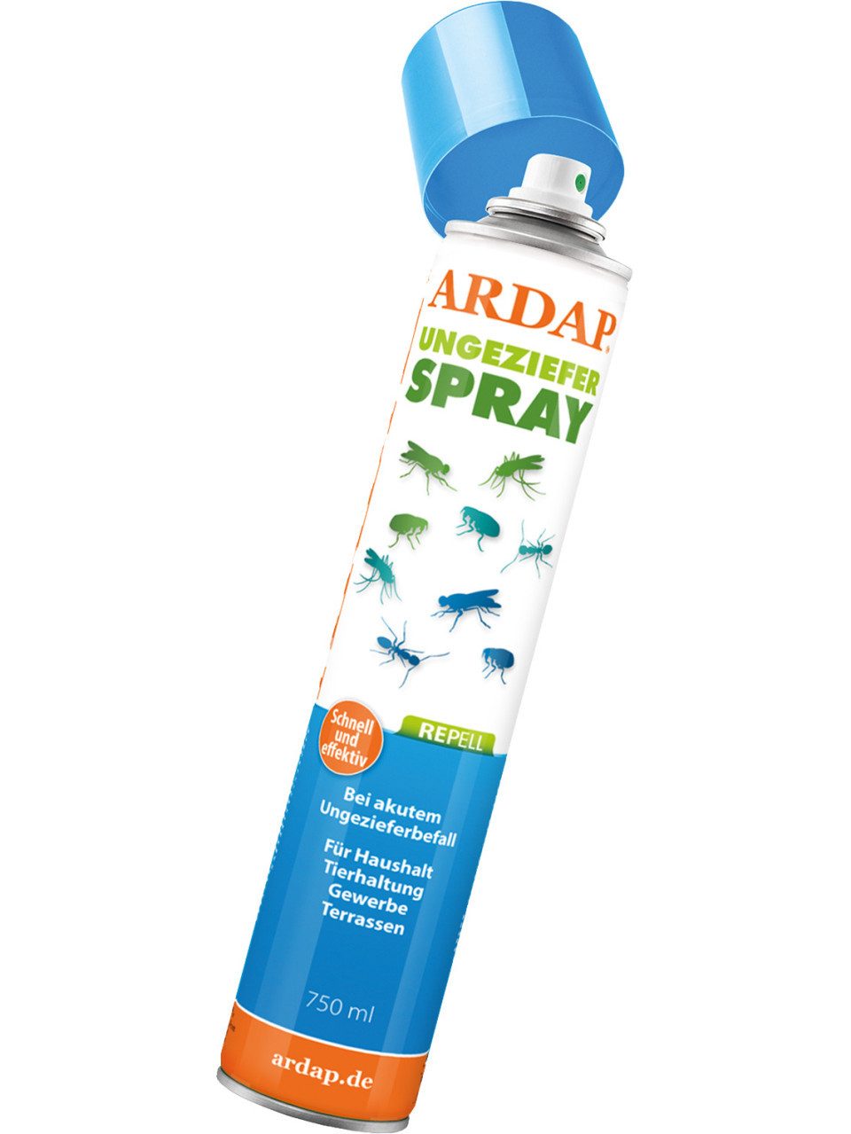 Ardap Insektenvernichter ARDAP Repell Ungezieferspray 750 ml