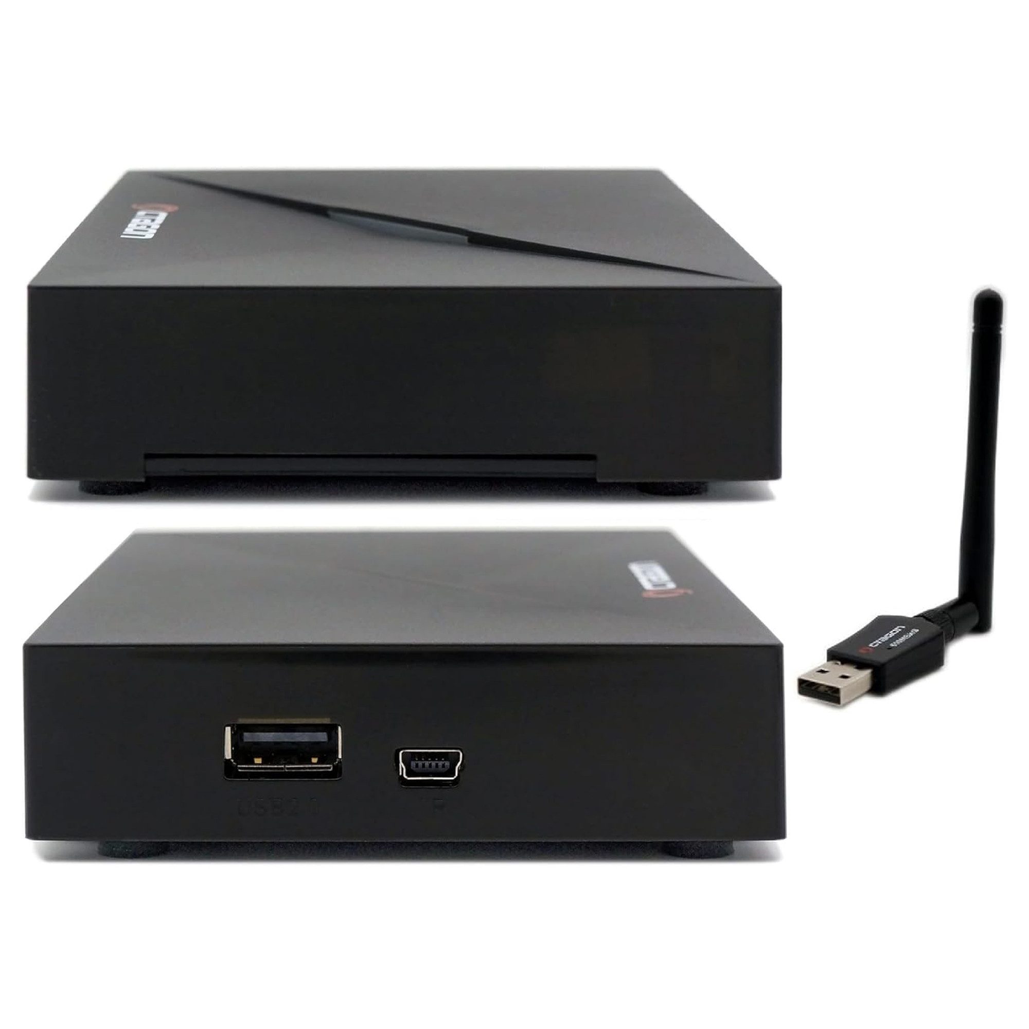 OCTAGON Streaming-Box SX888 4K UHD IP H.265 HEVC IPTV Set-Top Box + 600 Mbits Wifi Stick