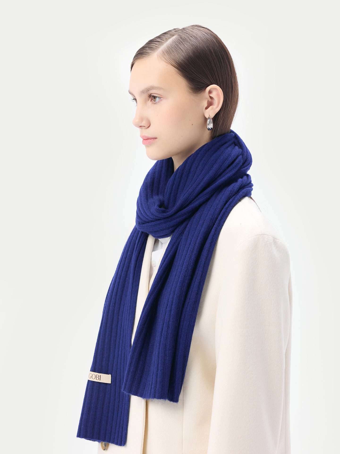 GOBI Cashmere Strickschal Rippstrick Schal aus günstig online kaufen